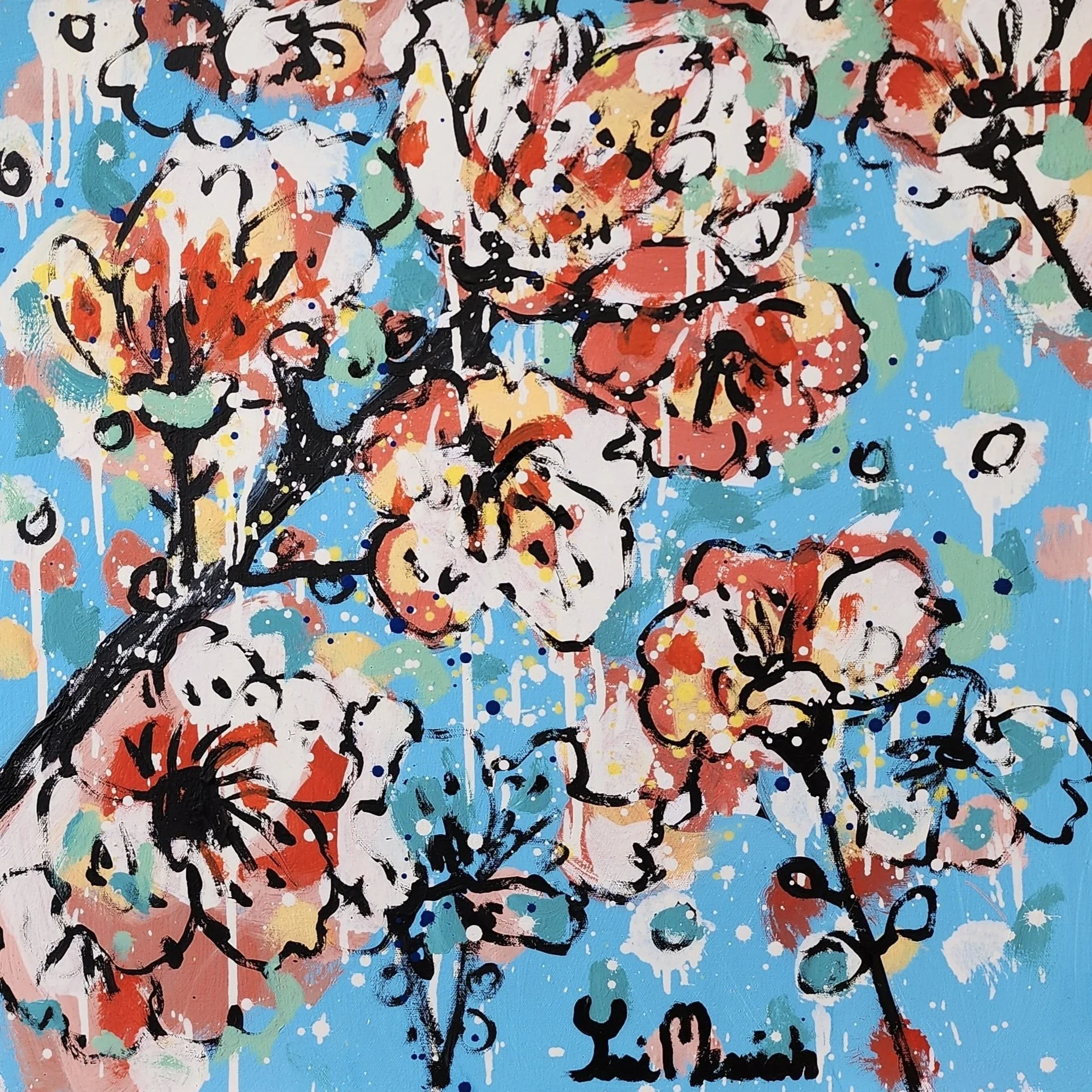 Cherry Blossom Blue Sky