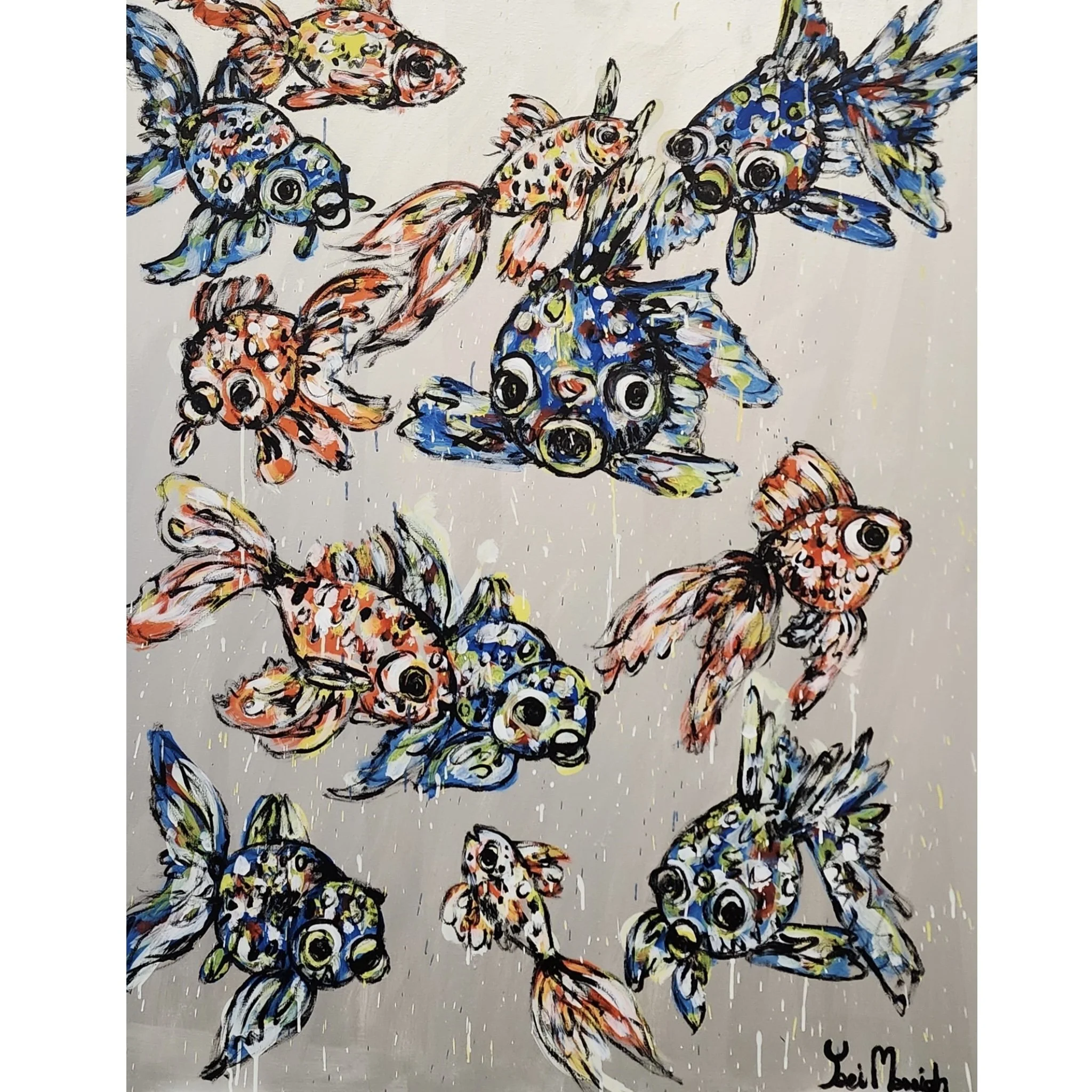 Playful Goldfish