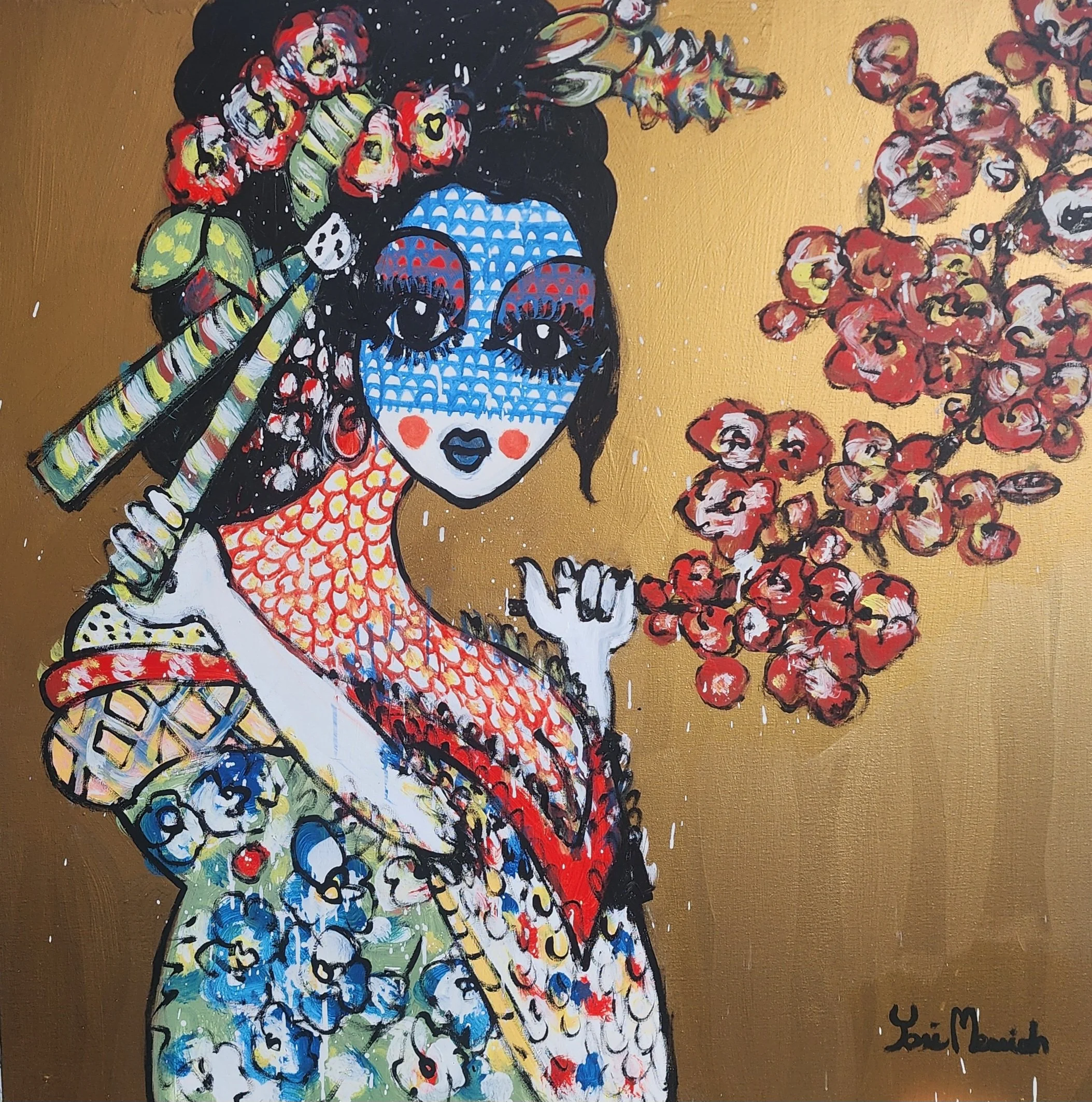 Holding Strong Cherry Blossom