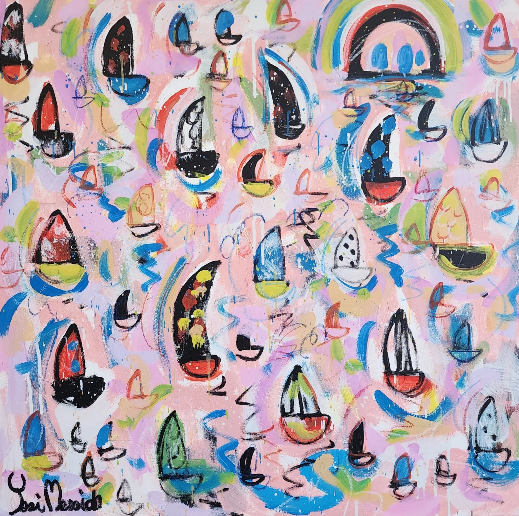 Late Afternoon Sailing Boat