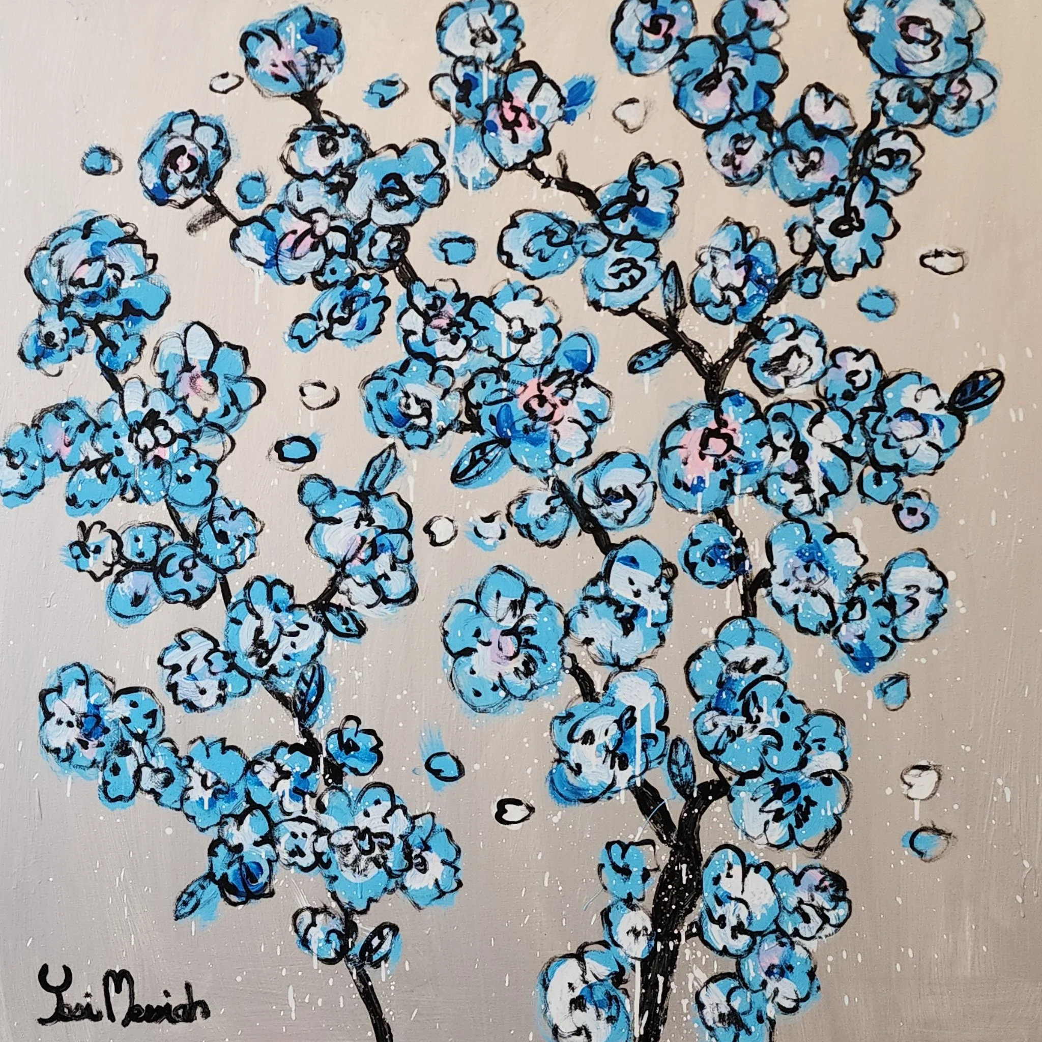 Blue Tree Of Life Spring Time