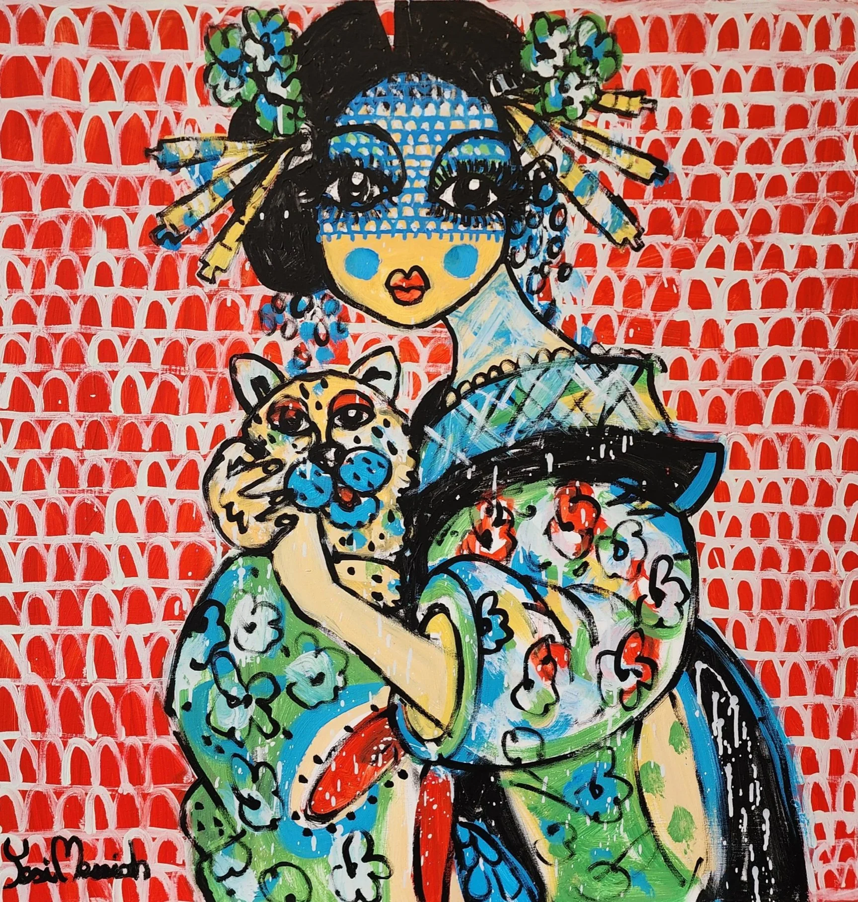 Holding Tight My Baby Girl