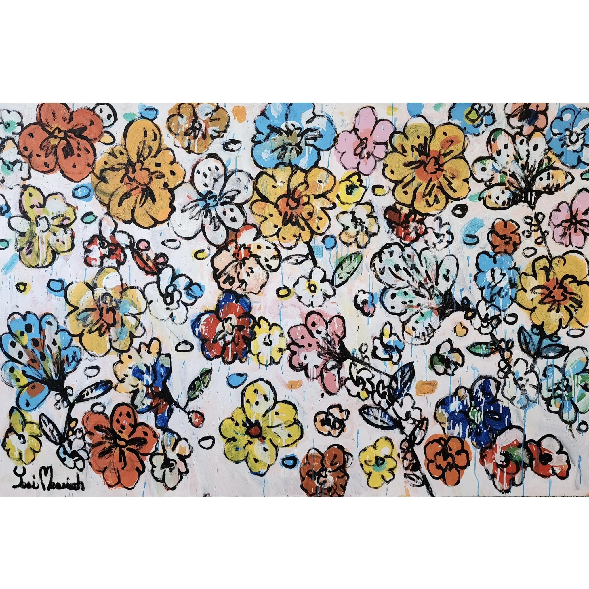 Spring Time White Glow Cherry Blossom