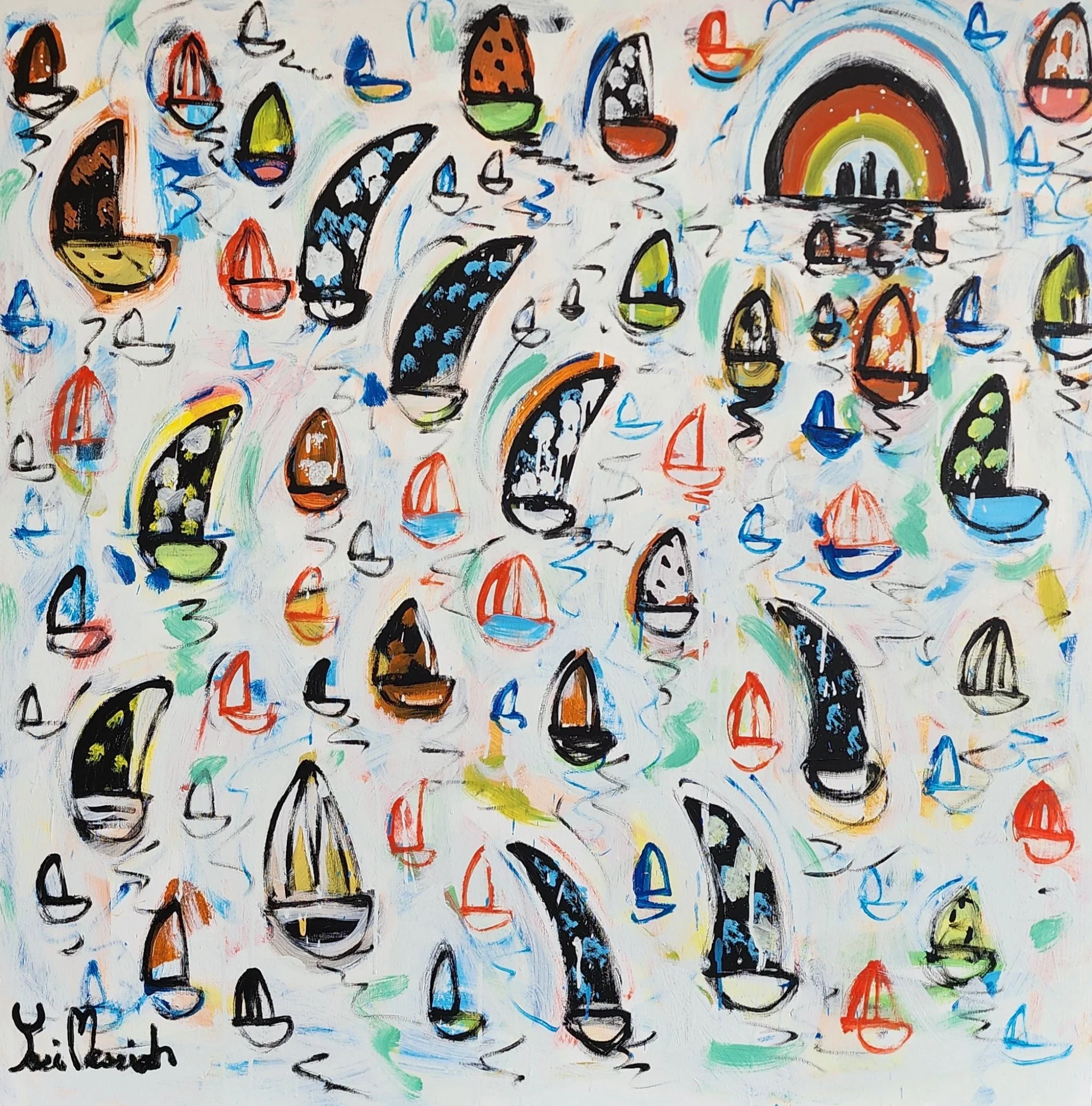 Moring Light Sailing Boats