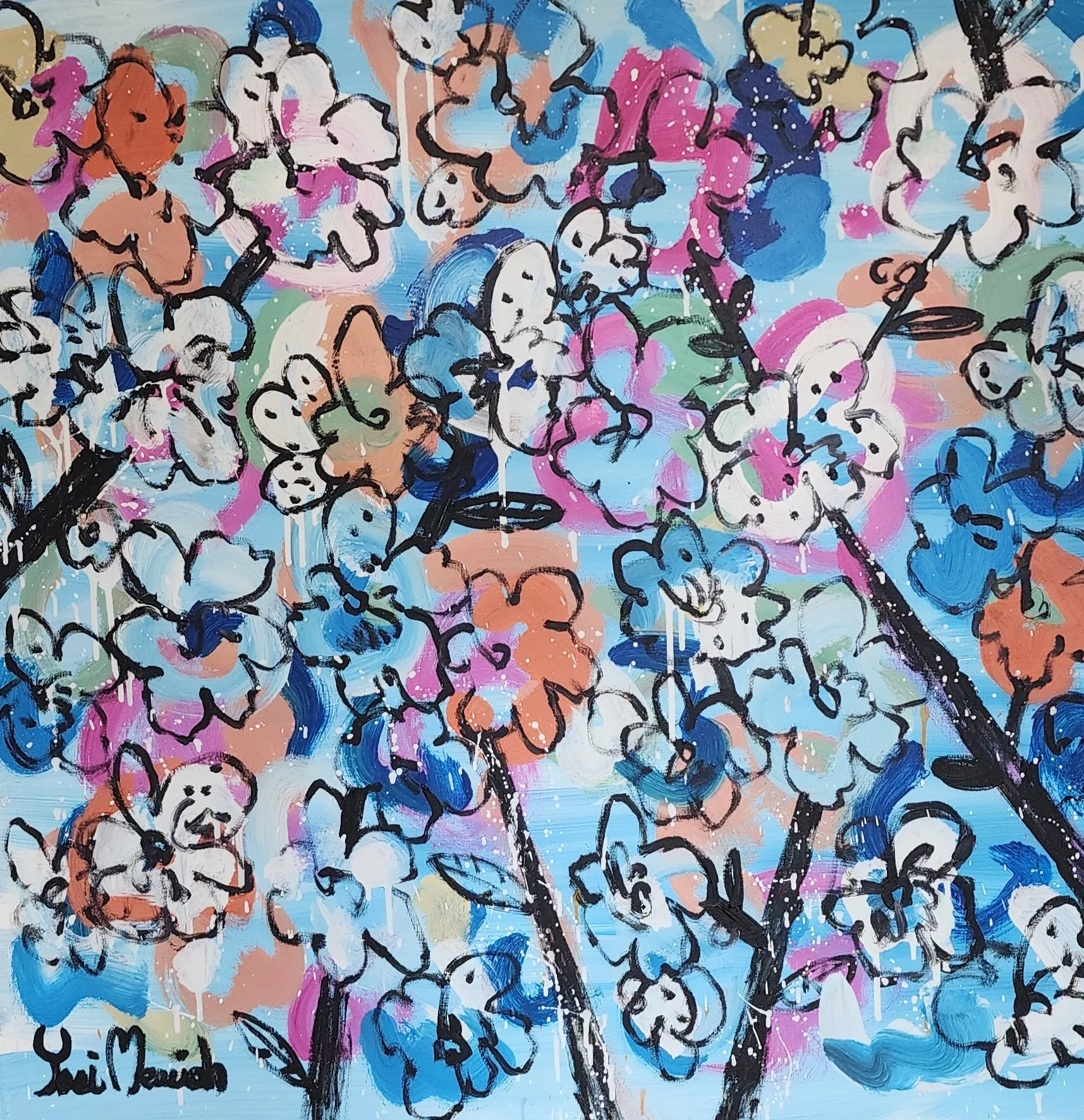 Cherry Blossom Blue Sky