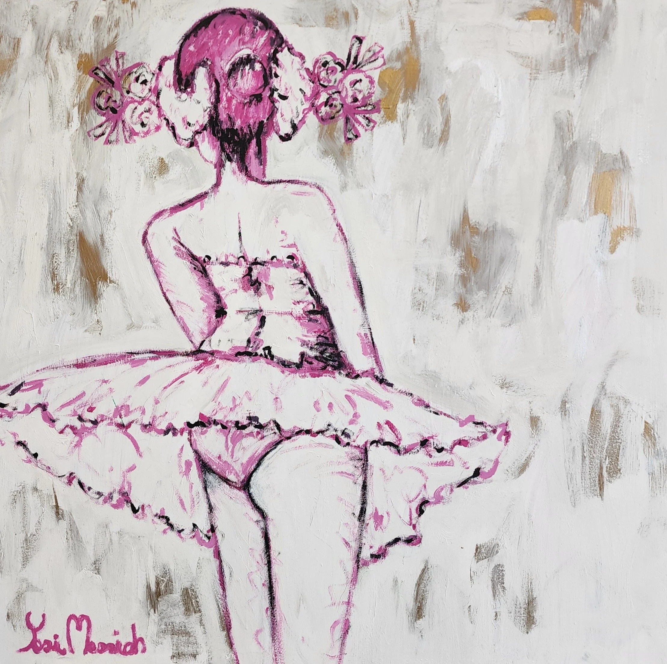 Pink Dress, Single Dancer