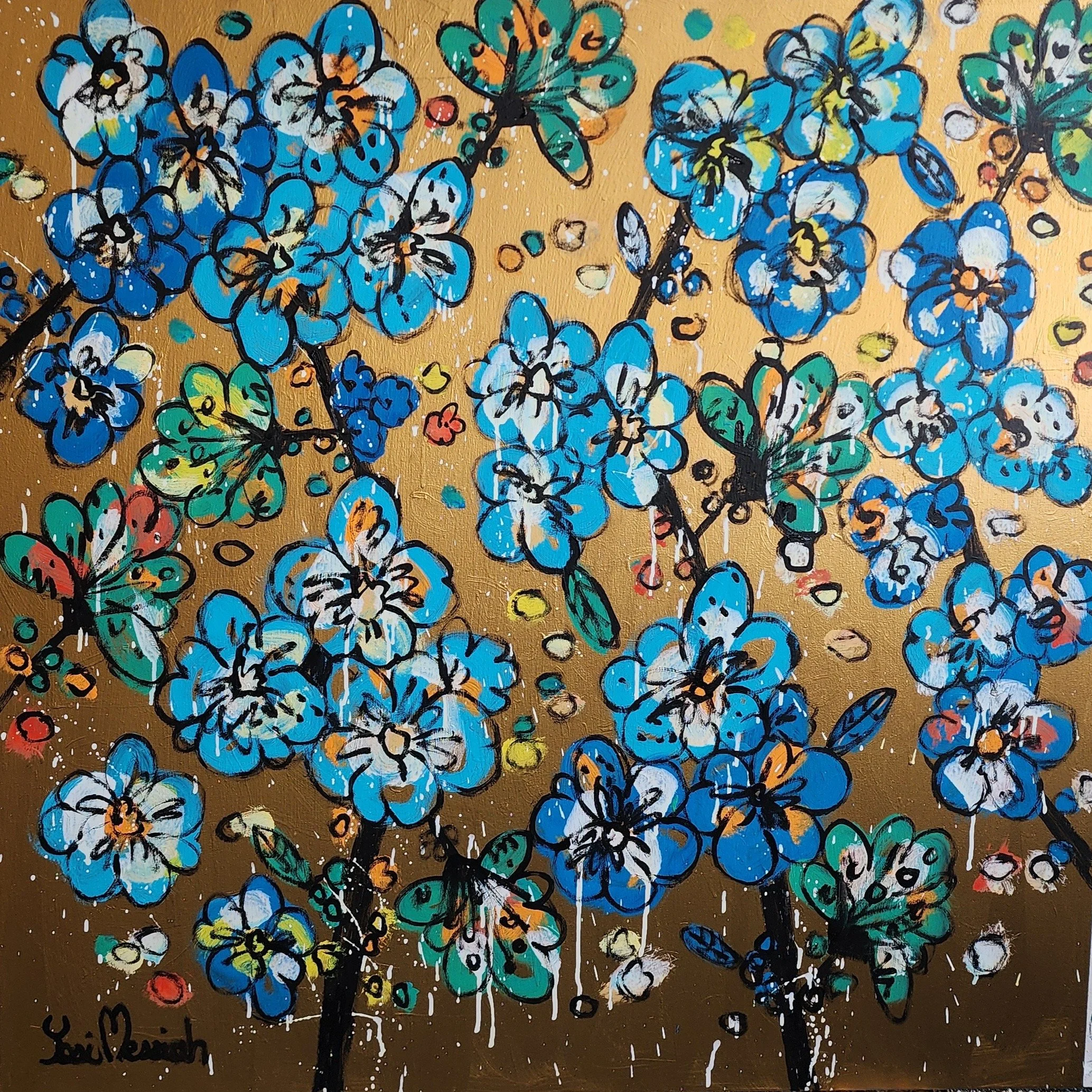 My Garden Blue Flowers