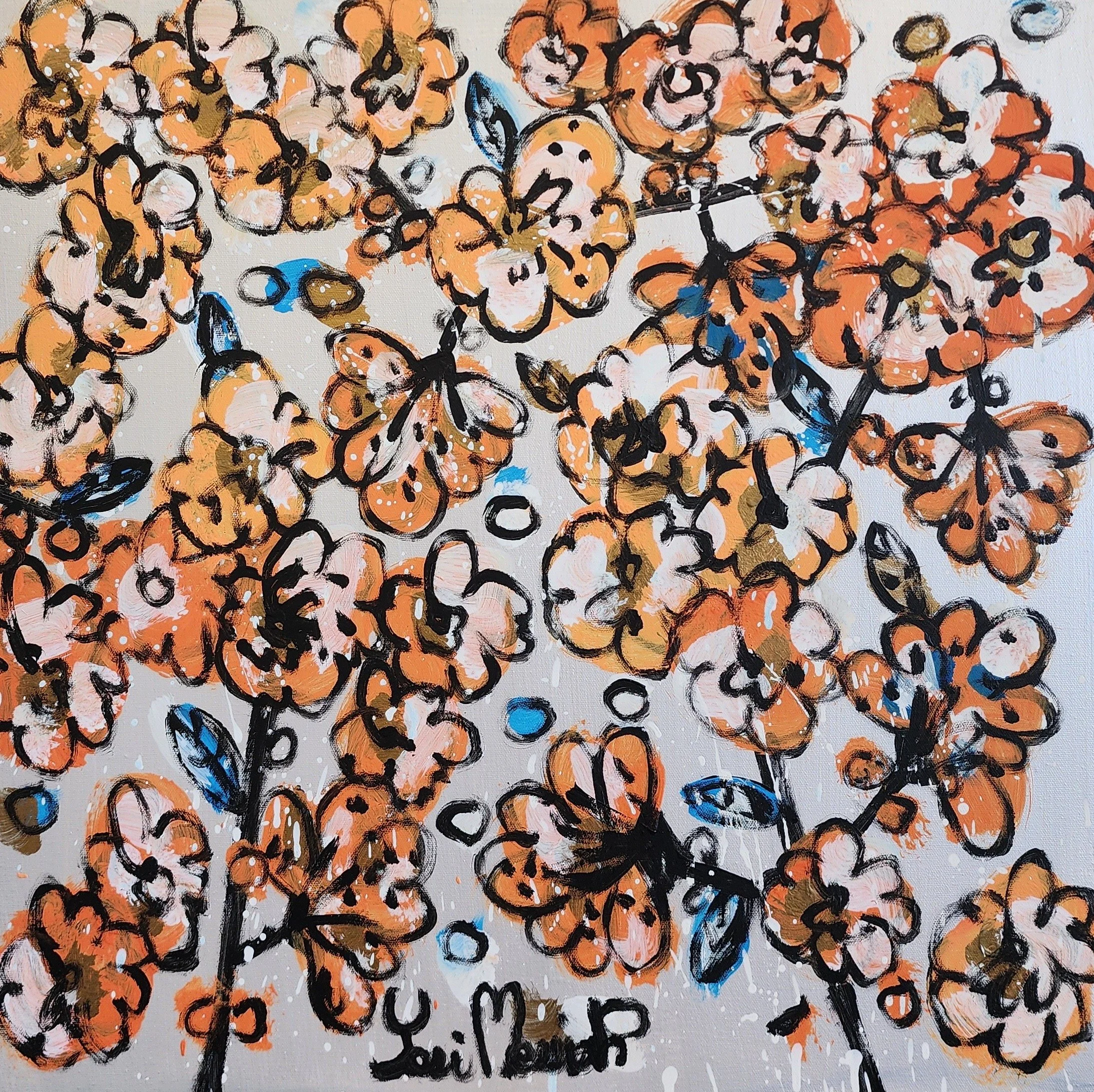 Light Silver Orange Blossoms
