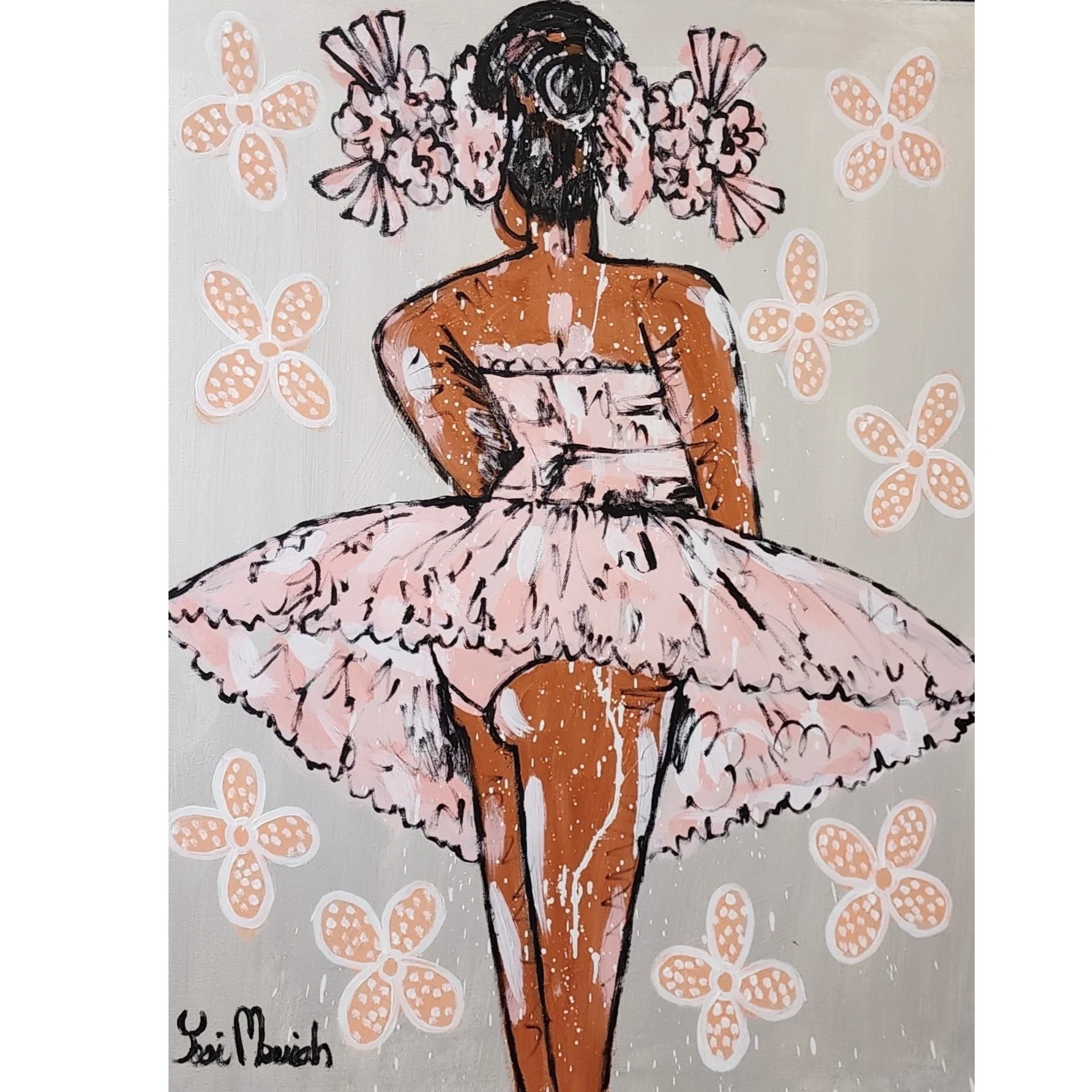 Flower Girl Dance With Pink