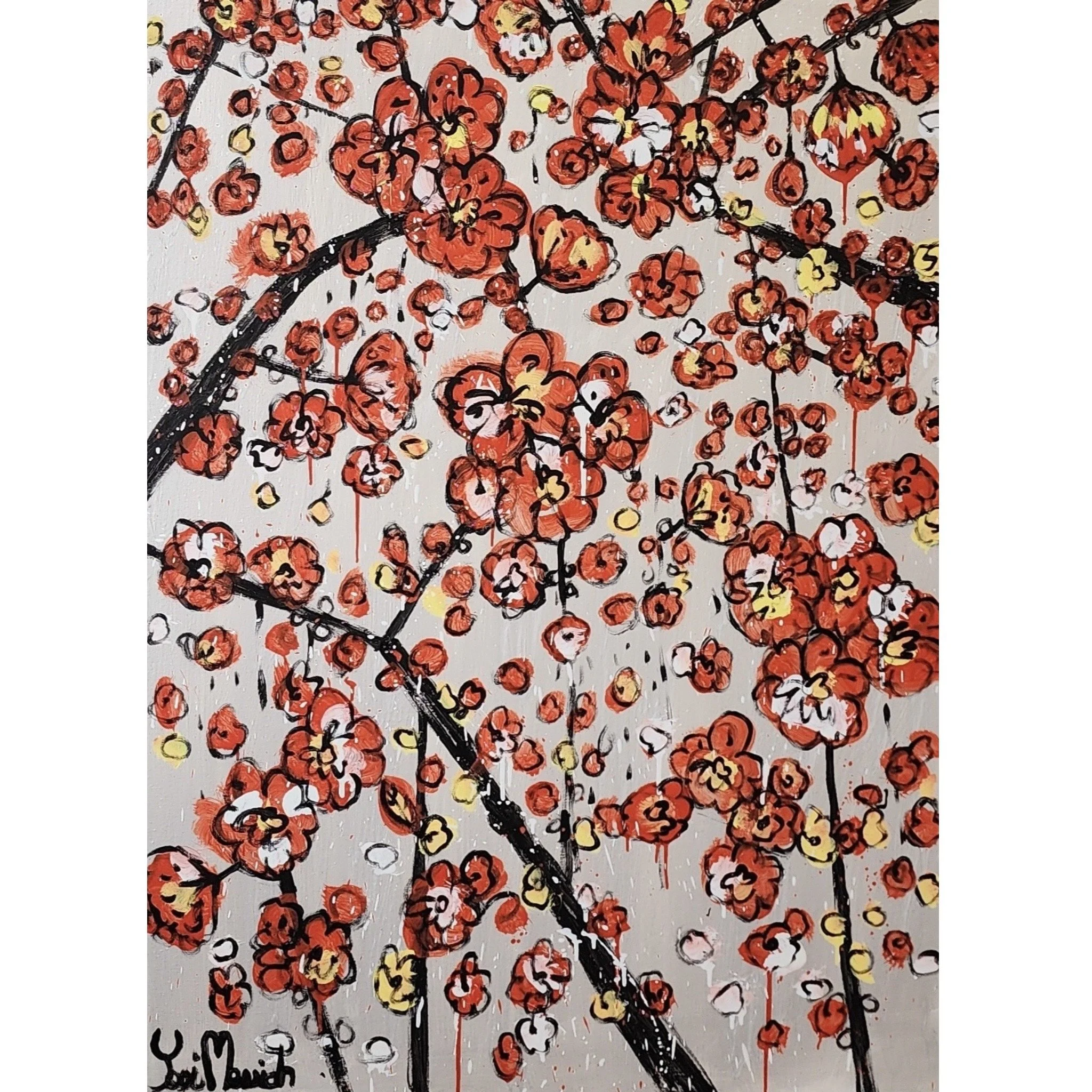 Fire Red Cherry Blossom