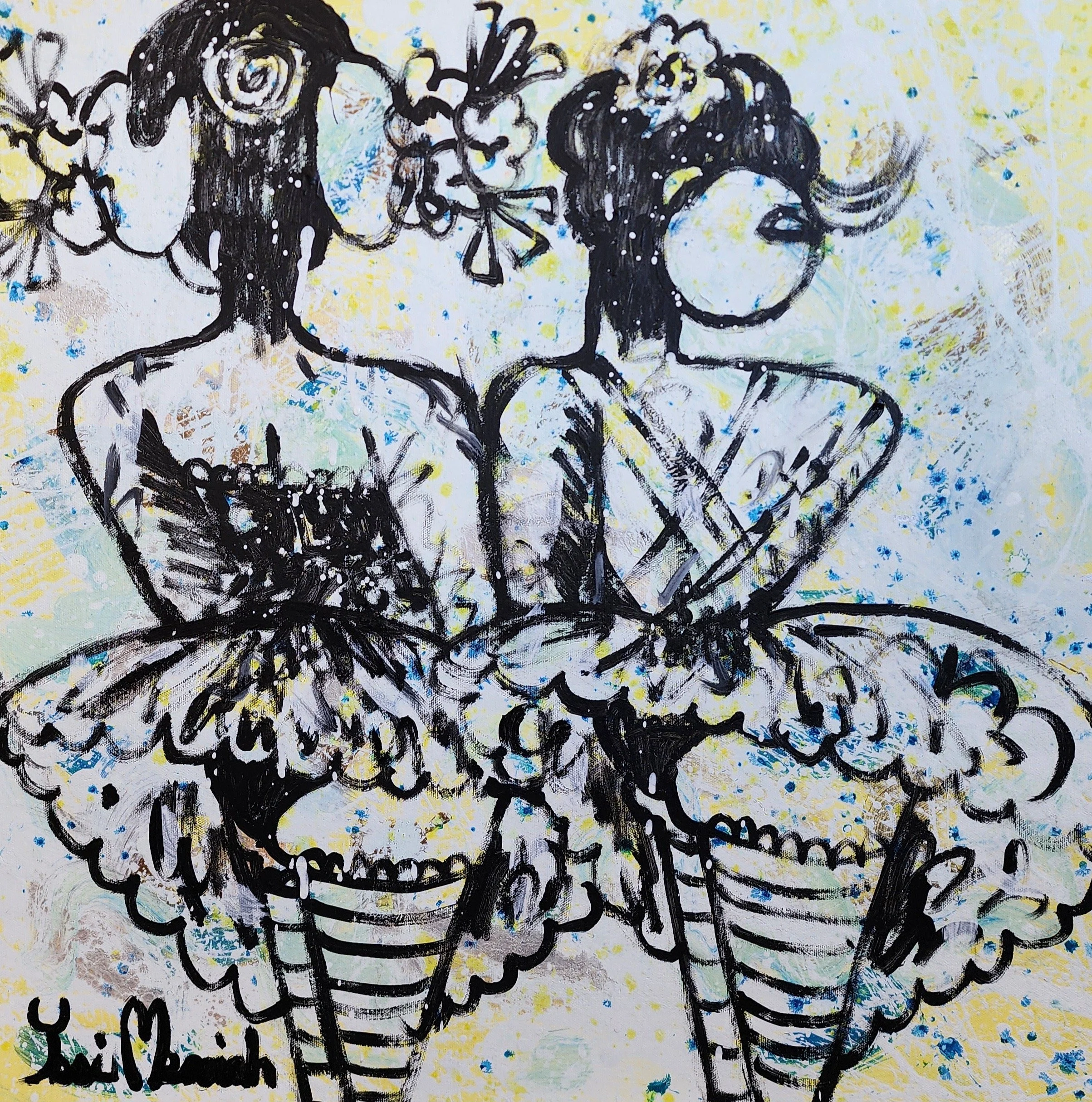 Twin Dancers Sunny Day 