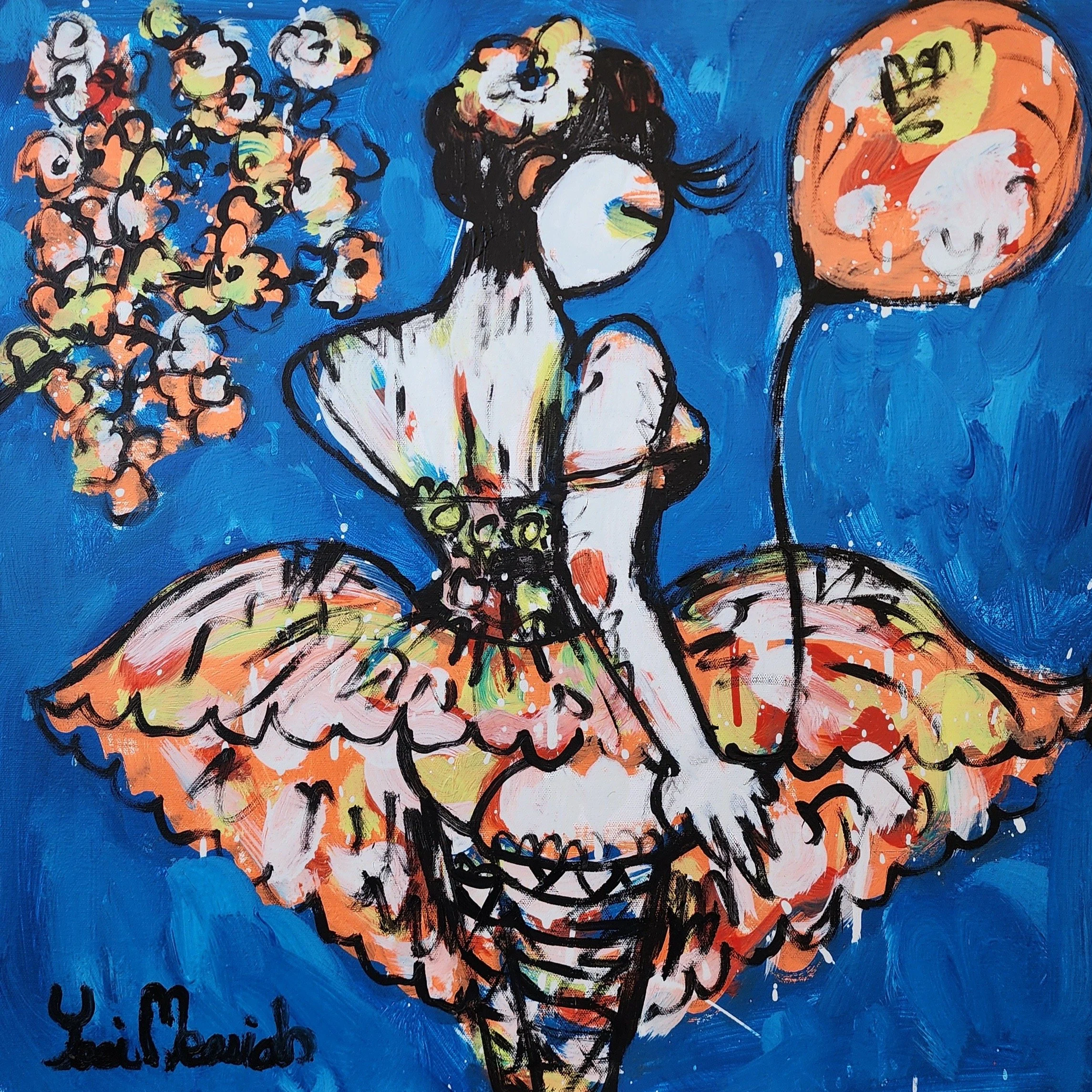The Dancer Orange Balloon 