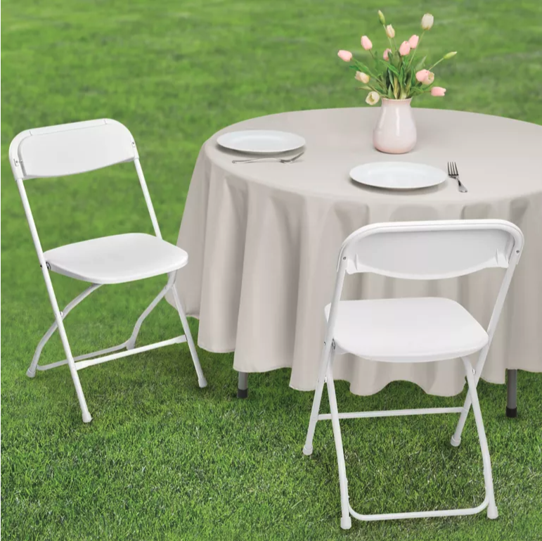 White Folding Chair