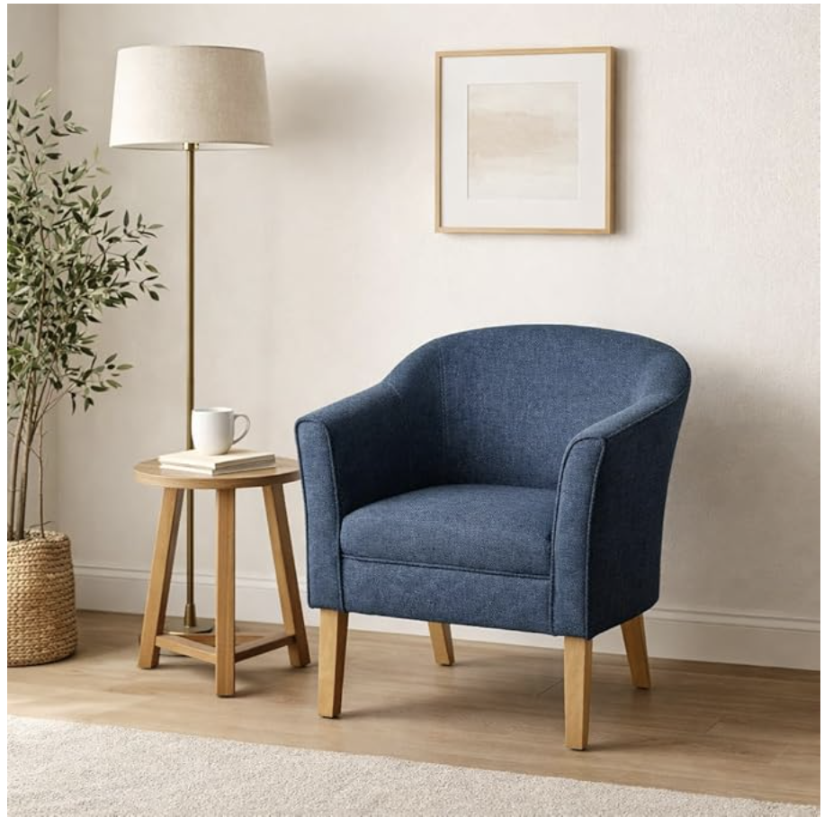 (2) Dark Navy Blue Chairs