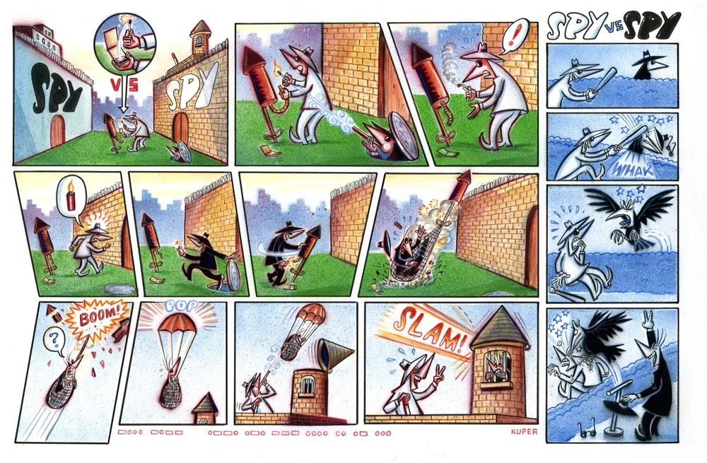 Spy vs Spy Final "Rocket" — Peter Kuper Peter Kuper Art