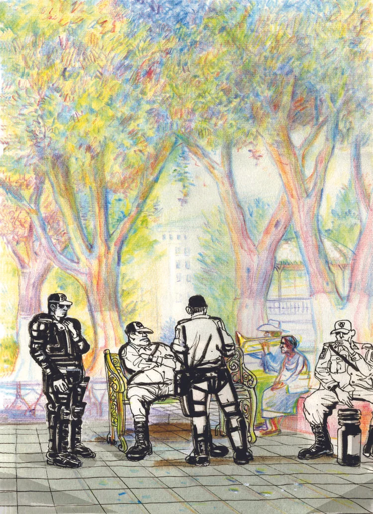 "Zocalo Blues" Giclée Print