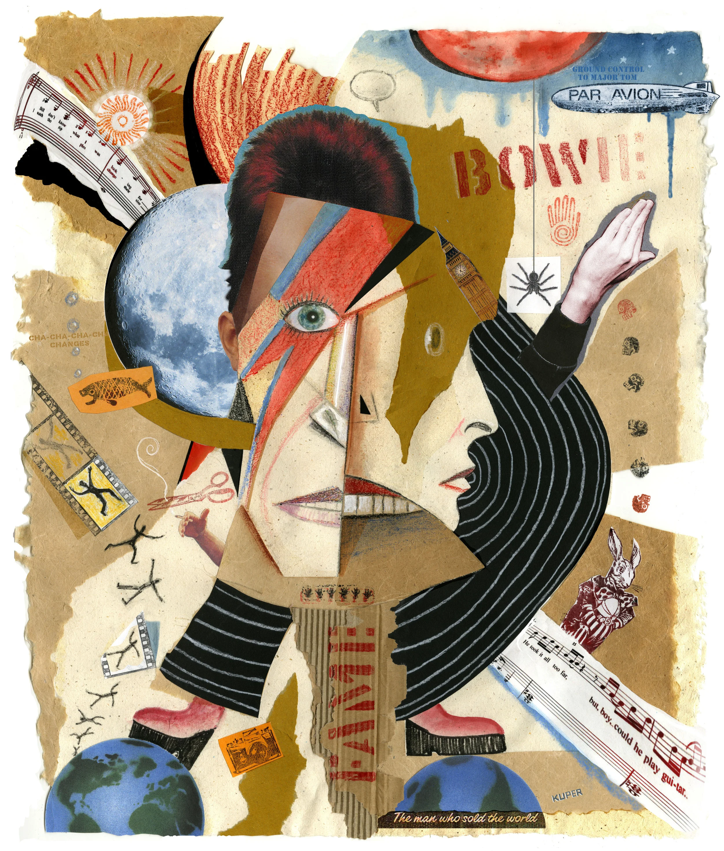 "David Bowie" Silkscreen Print