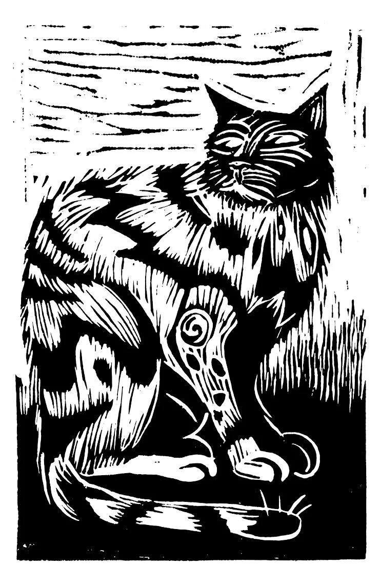 "Yin Yang Cat" Print