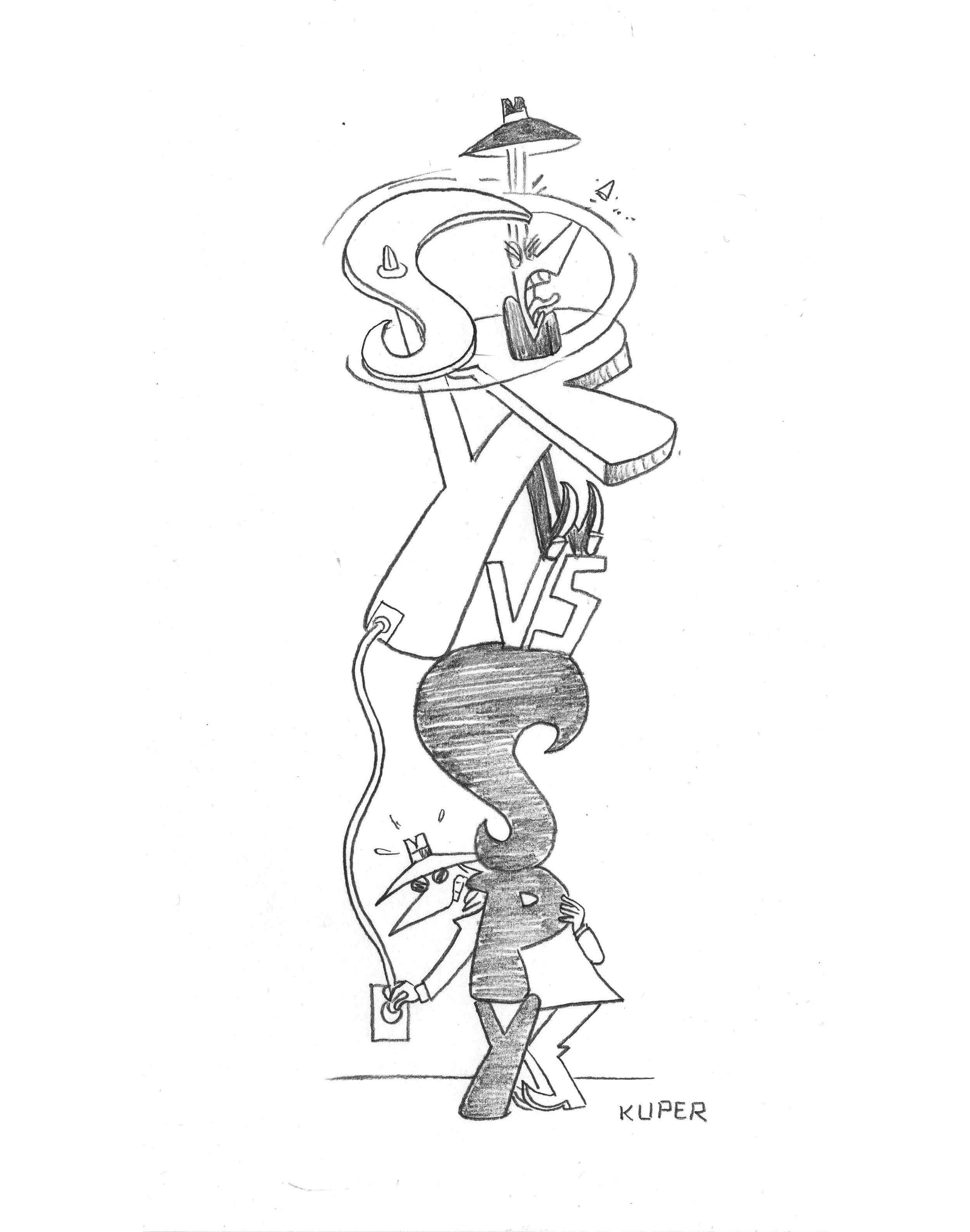 Spy vs Spy Sketch: "Logo Chop"