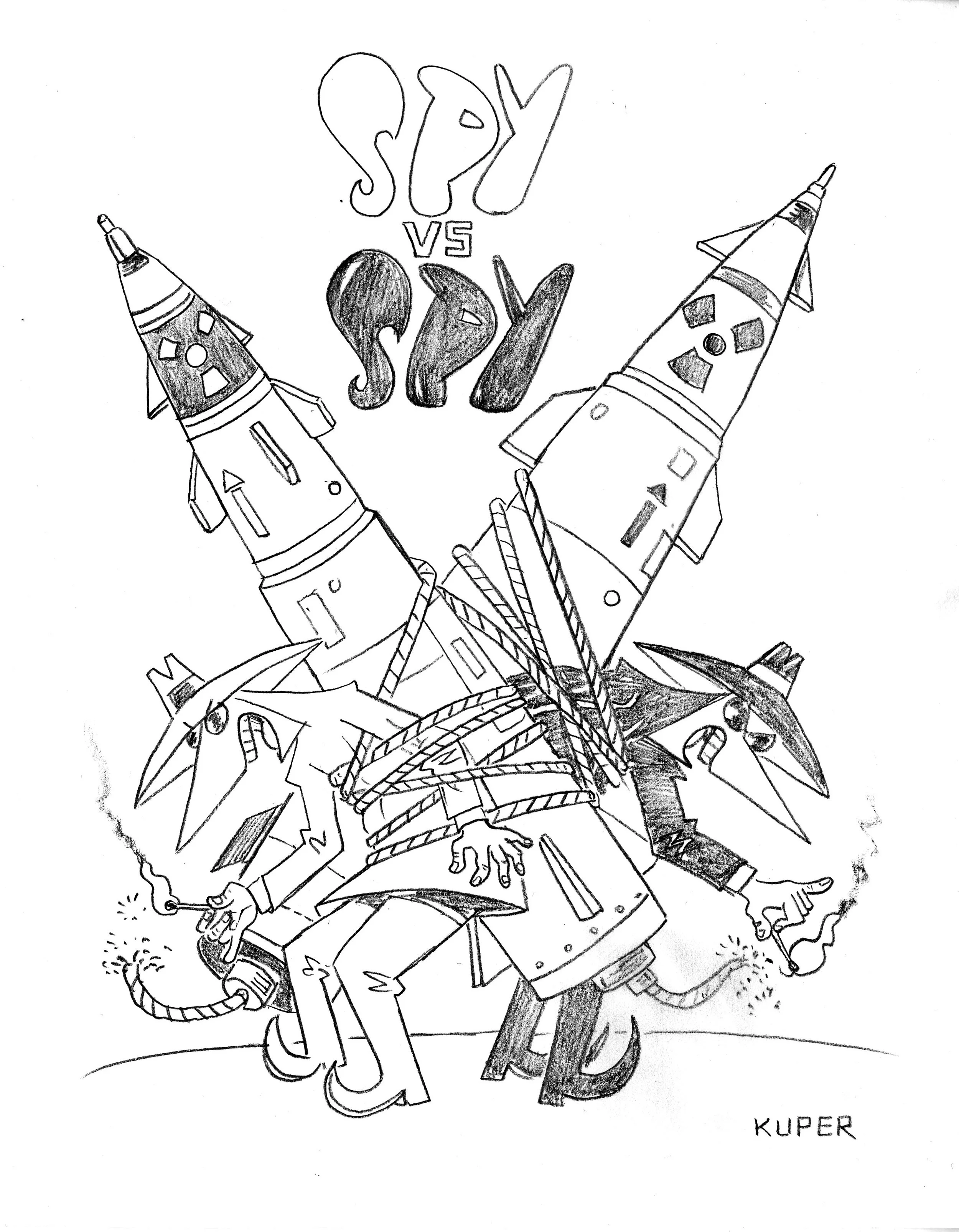 Spy  vs Spy Sketch: "Rockets"
