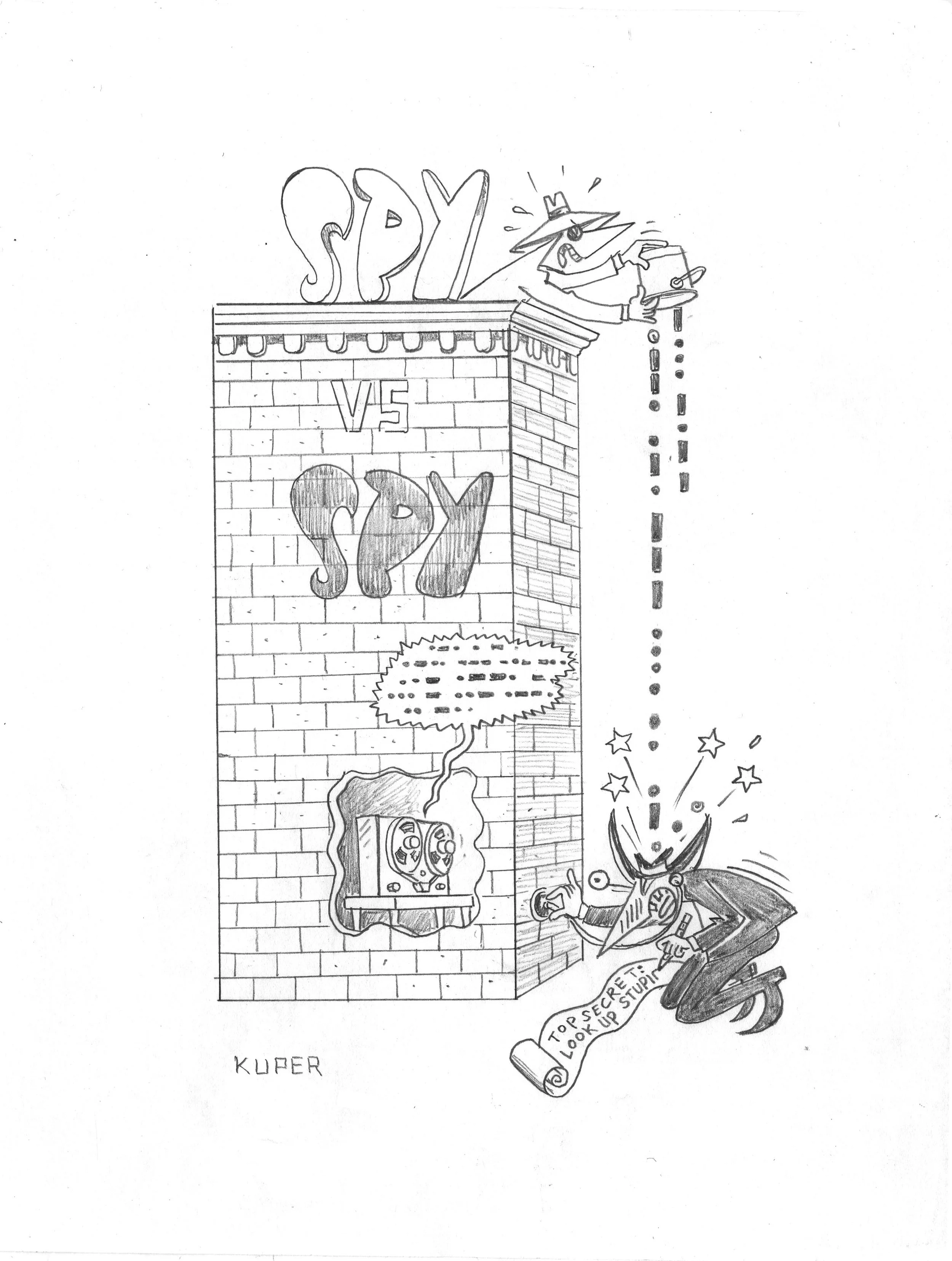 Spy vs Spy Sketch: Morse Code