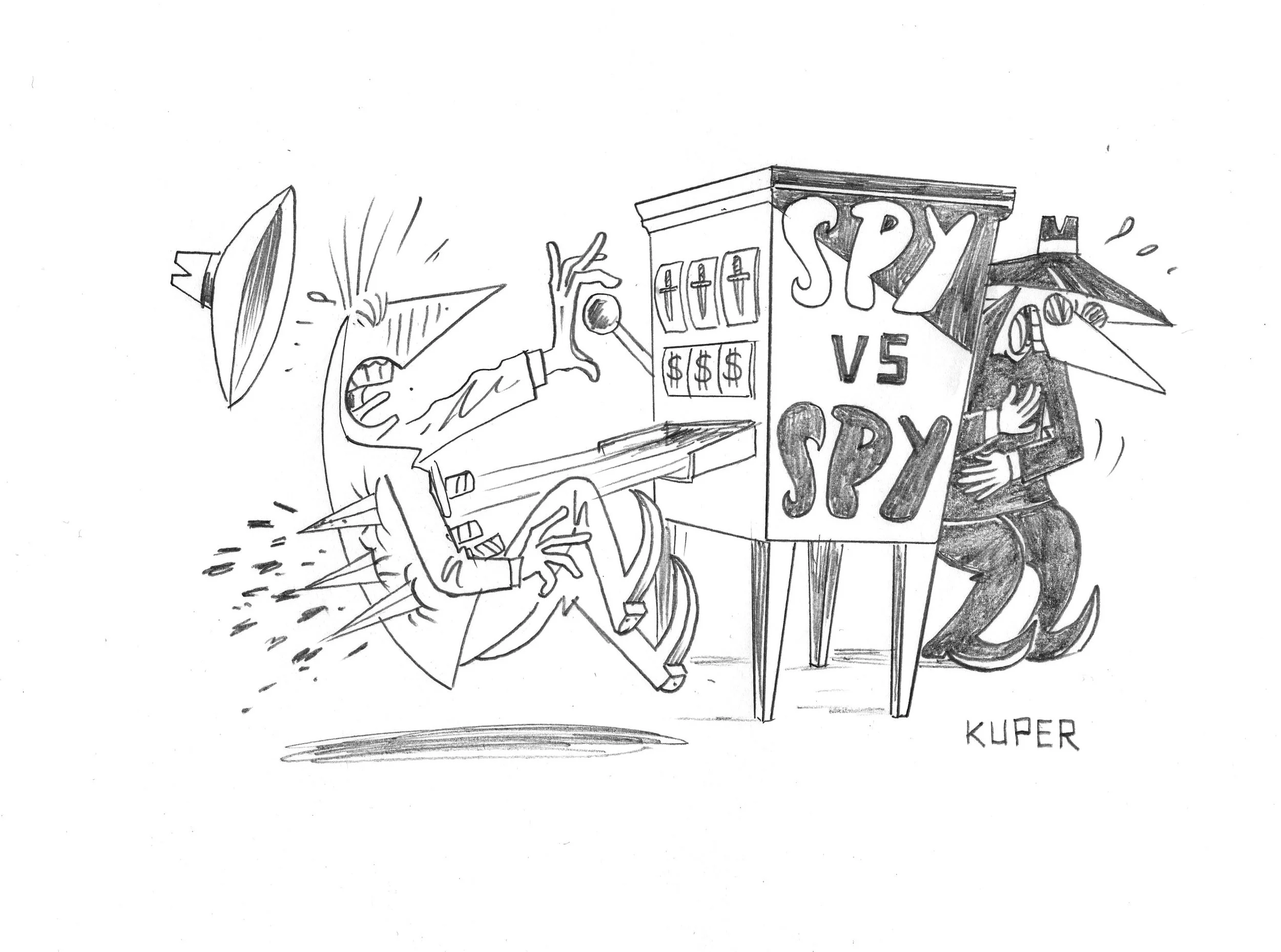 Spy vs. Spy Sketch: Gamble