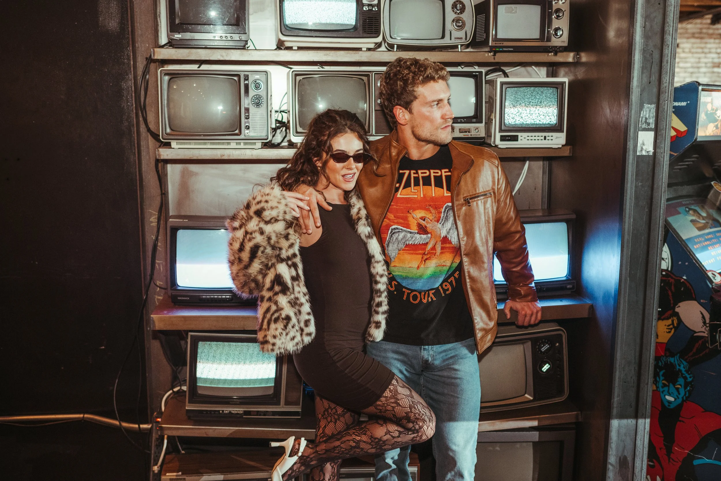 Arcade story telling photo session