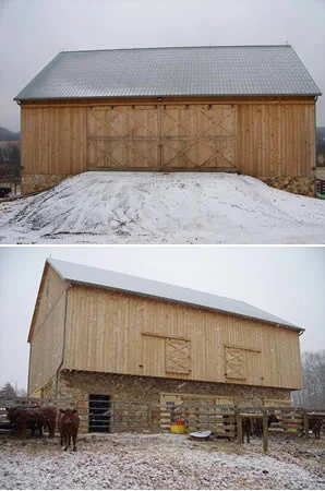 Post And Beam Bank Barns Groffdale Barns Modular Barns And