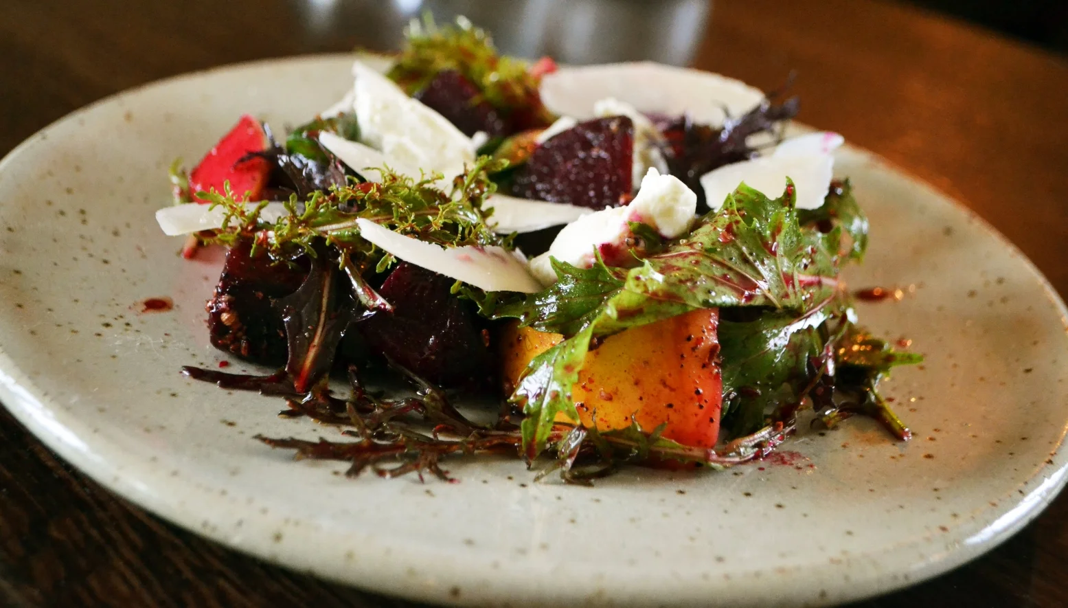 Roasted beet salad