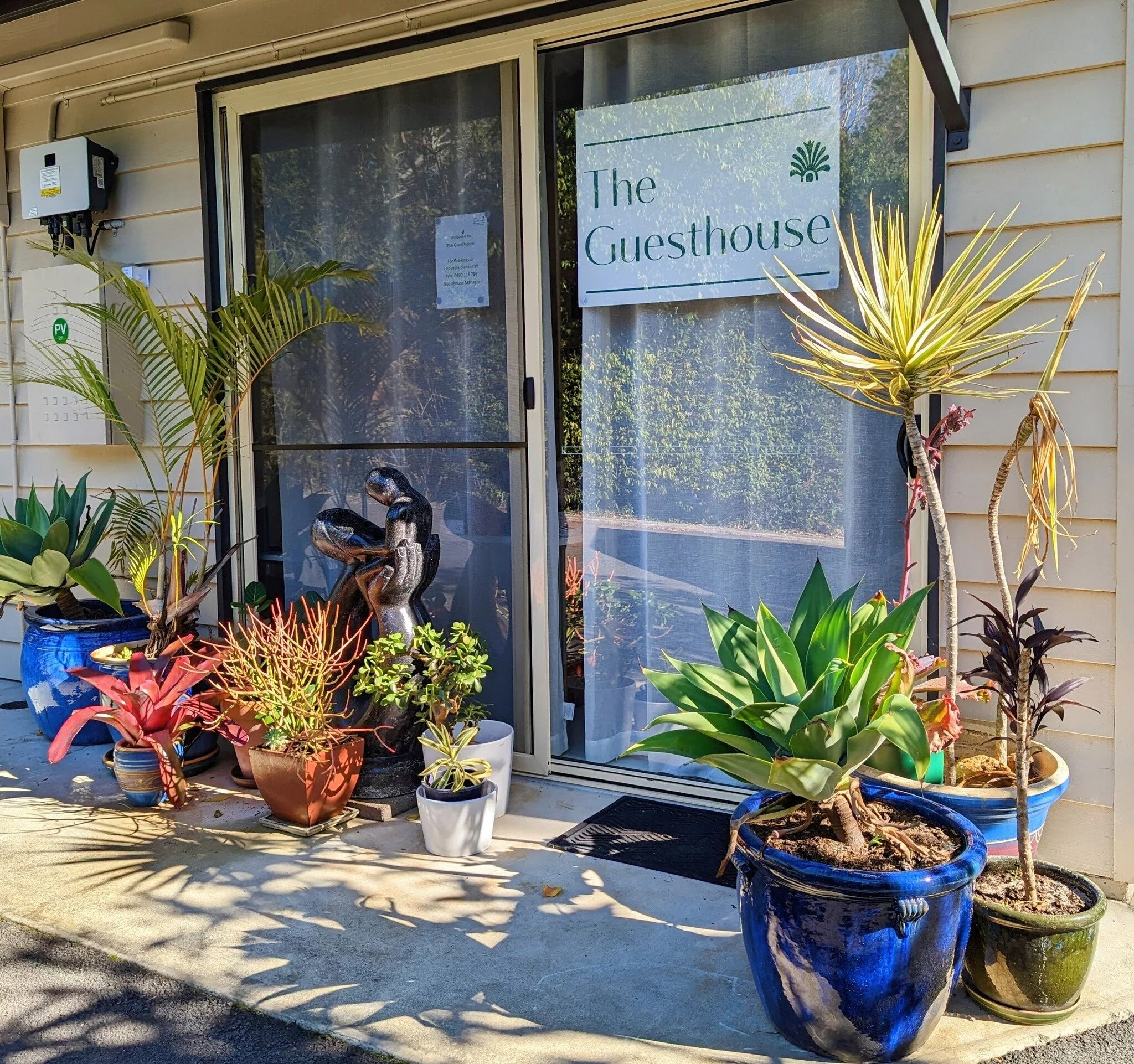 Reception at The Guesthouse is waiting for your arrival.

 Stay a night, a week, or a month, one person up to fifteen...