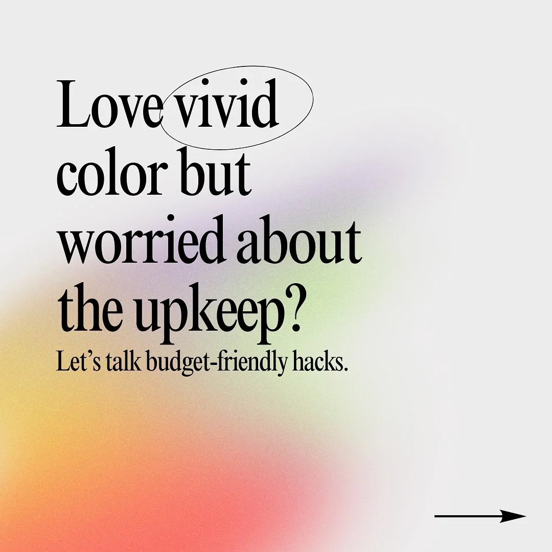 Vivid color doesn&rsquo;t have to be all or nothing. 💡
⁠
Colored conditioners, refresh glosses, and strategic placement (like peekaboos or panels) make bold hair more affordable and easier to maintain.
⁠
✨ Want a plan that works with your budget?
📲