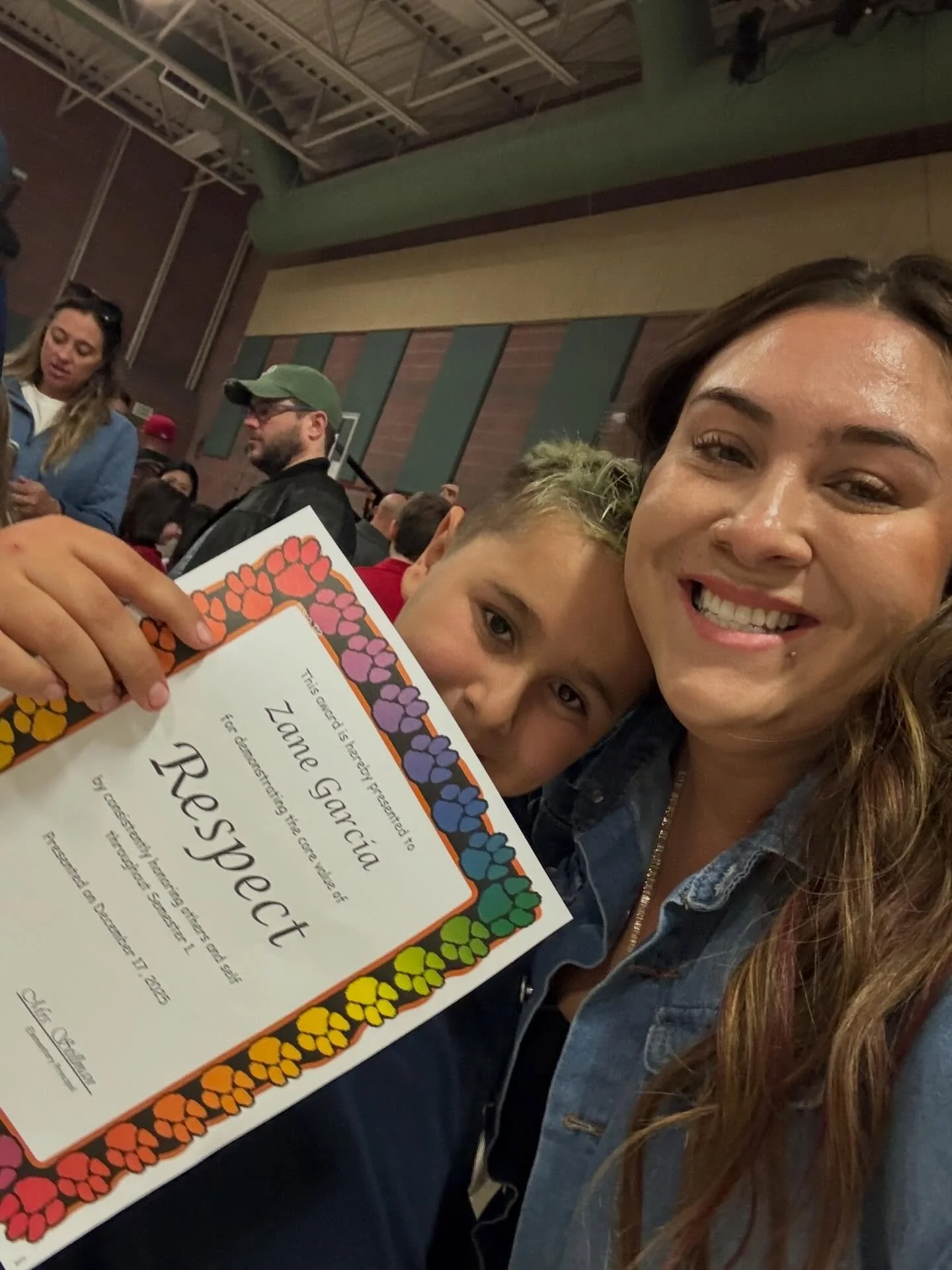 Today I got to step away from the salon and show up for something that truly matters.

I had the honor of attending my boys&rsquo; award ceremony, and my heart is so full.
✨ Ryder received the Character Award for Integrity
✨ Zane received the Charact