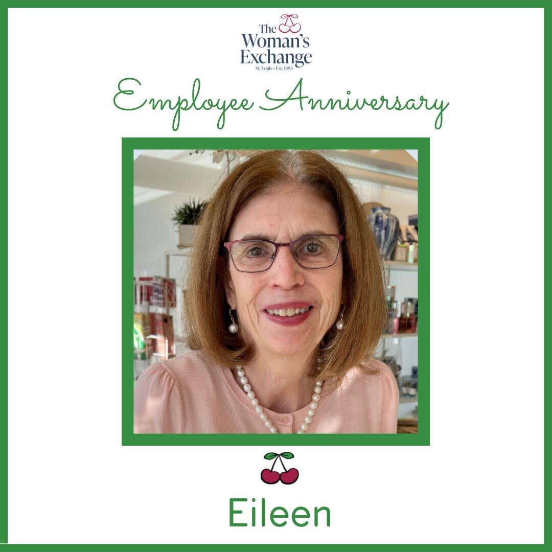 Happy Employee Anniversary to Eileen, one our retail associates! For 19 years, Eileen has been a familiar &amp; friendly presence on the sales floor, helping our customers with first communion dresses, a new baby gift, or fulfilling special orders. W