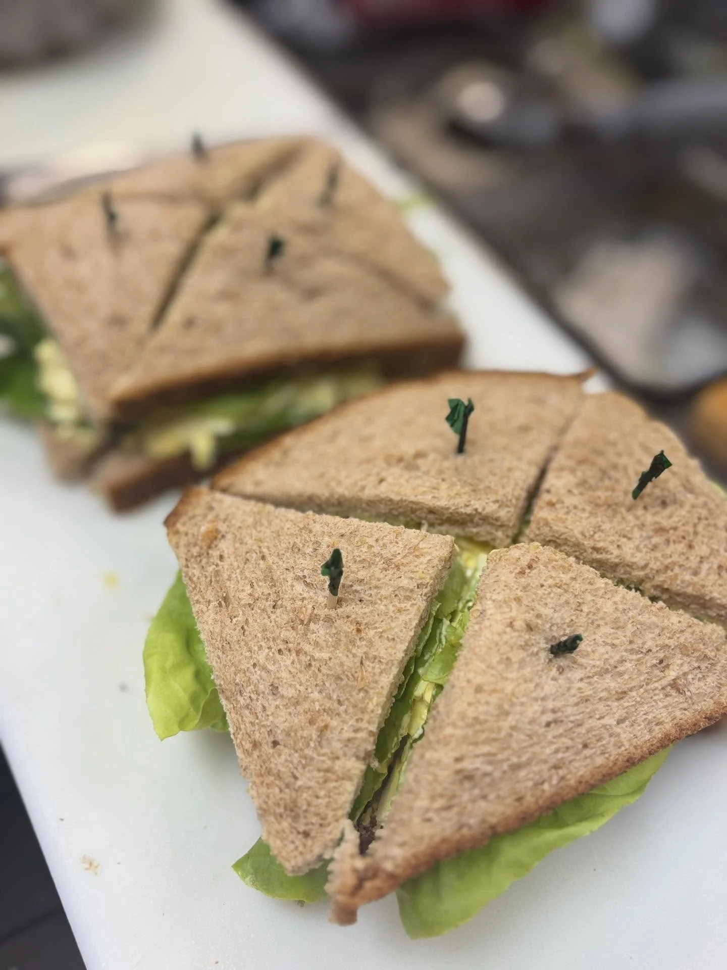 What a busy morning fulfilling catering orders in our kitchen looks like&hellip;🥚🥬🍞 

#Woexstl 
#EggSalad 
#Sandwich 
#SandwichPlatter 
#Catering 
#Occasion 
#Gathering 
#OrderToday 
#Mission 
#Nonprofit