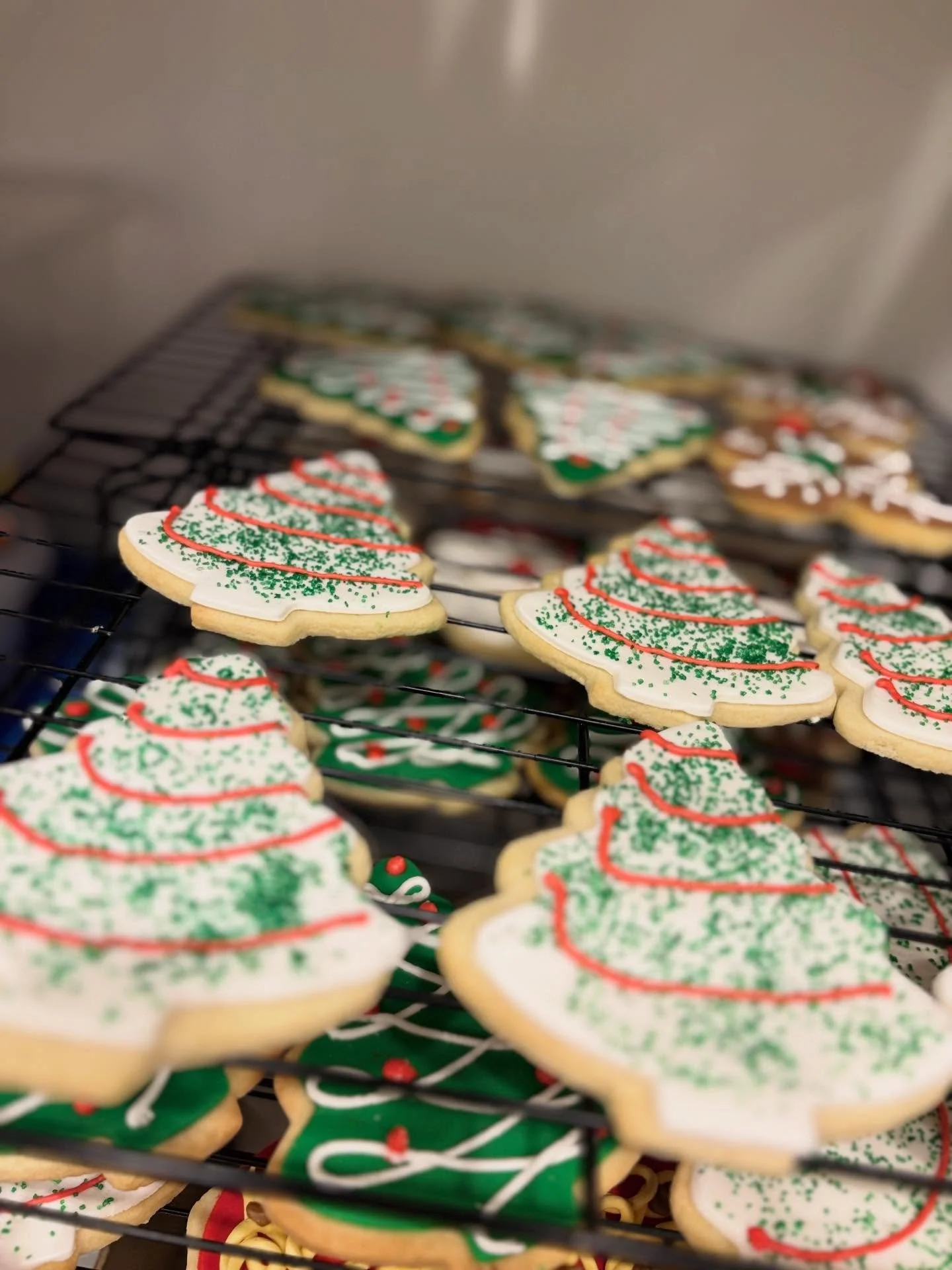 Fresh out of our Artisan Kitchen, our Iced Cookies are ready for you to enjoy in carryout! Perfect for a sweet treat for you or someone special during the holiday season ❄️

Purchasing our Artisan Iced Cookies continues our mission of empowering wome