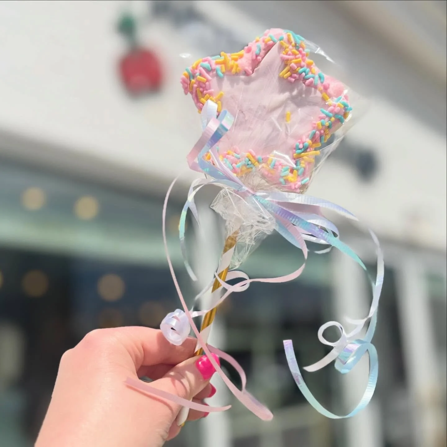 Add a little magic to your day with these new Artisan Cookie Wands! ✨ Available in carryout. 

Purchasing our Artisan Iced Cookies continues our mission of empowering women in our community. 🍒

#Woexstl 
#Artisan 
#Cookie 
#Wand 
#Mission