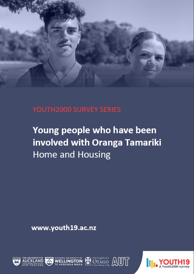 Young people who have been involved with Oranga Tamariki: Home and Housing