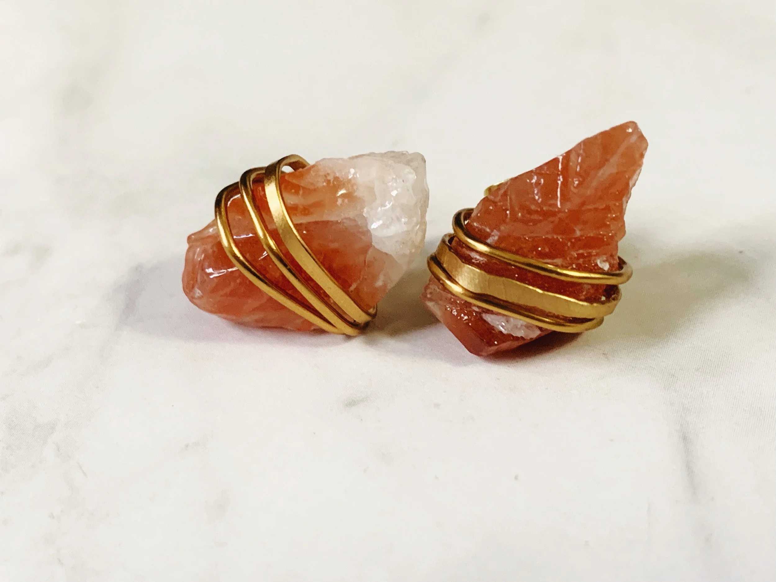 wrapped crystal posts