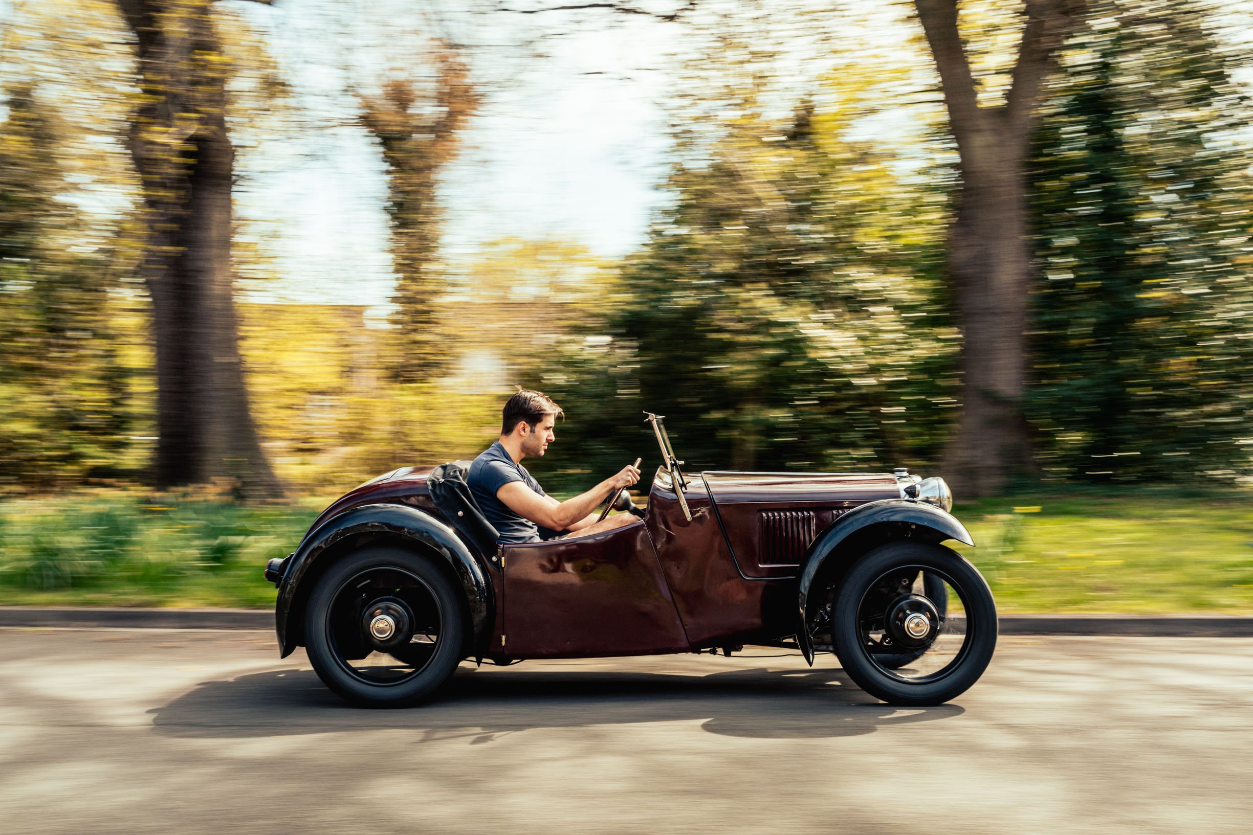  The Austin Seven Nippy BOB 240 photographed for the Burnand family, Chris, Austin, Sydney and Jessica to be featured in Classic &amp; Sports Car magazine. 
