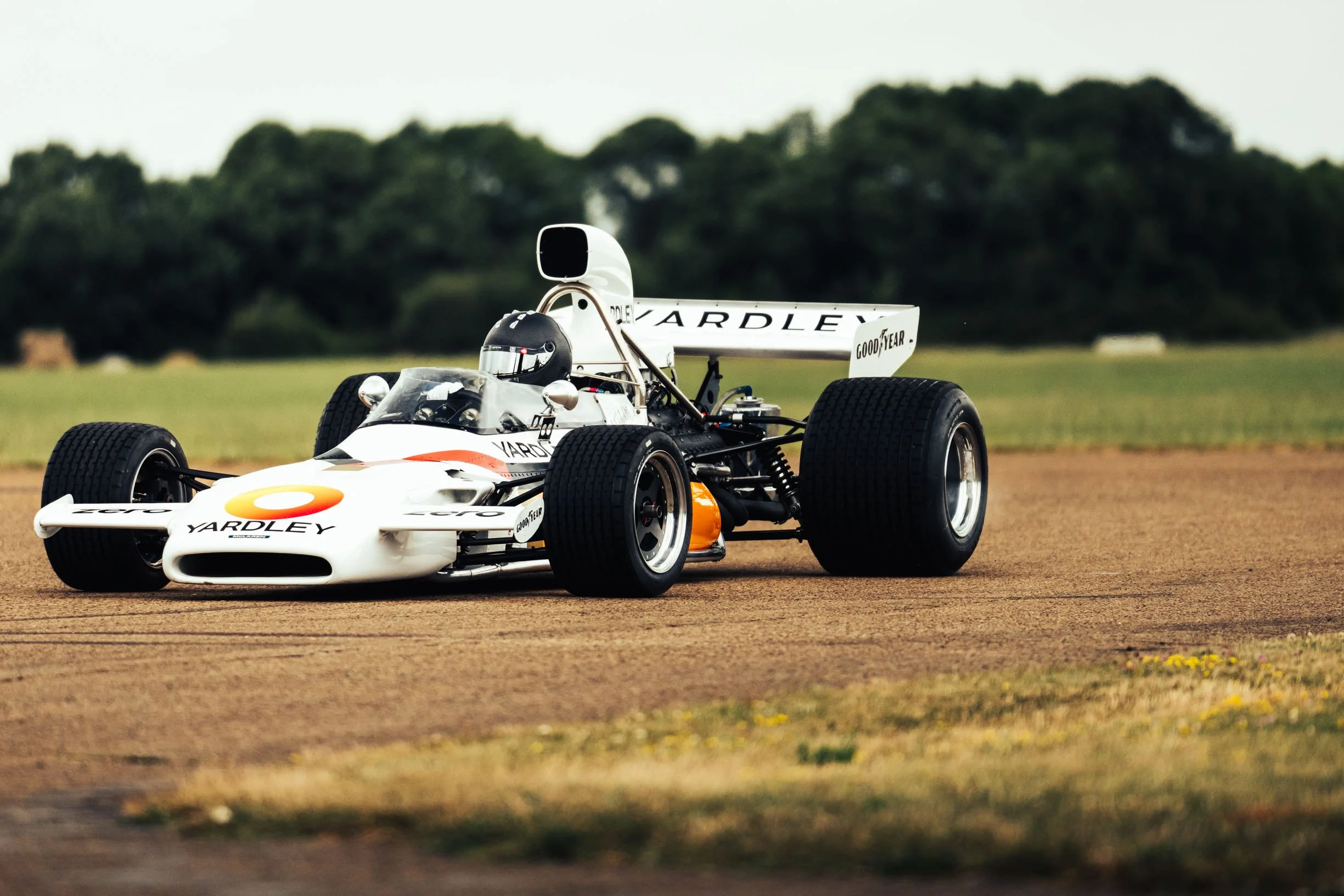  Yardley McLaren M19C on the Bicester Motion Track taken at the Zero Petroleum event at their HQ Plant Zero.1 in Bicester Motion / Heritage. 