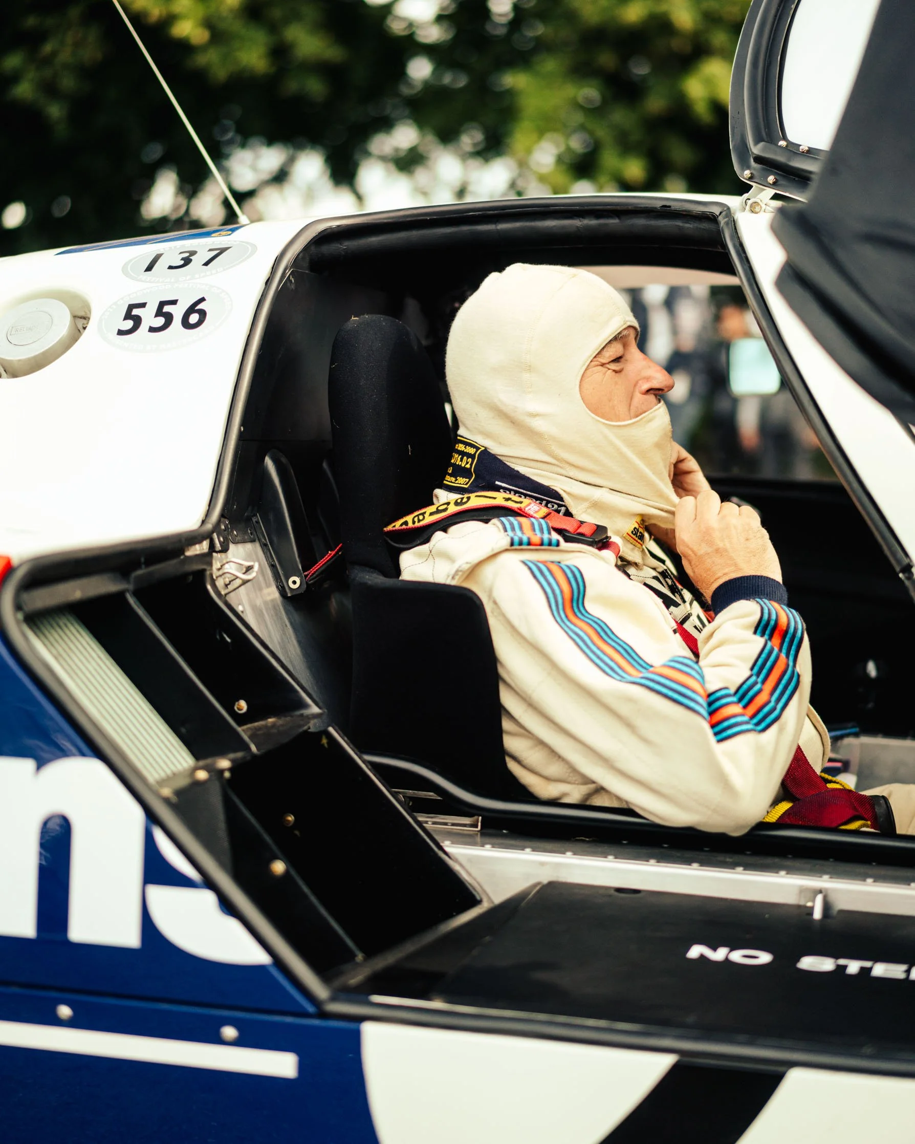  A Rothmans Porsche 962 taking part in the 75 years of Porsche celebration at the Goodwood Festival of Speed 2023 Chichester, West Sussex. 
