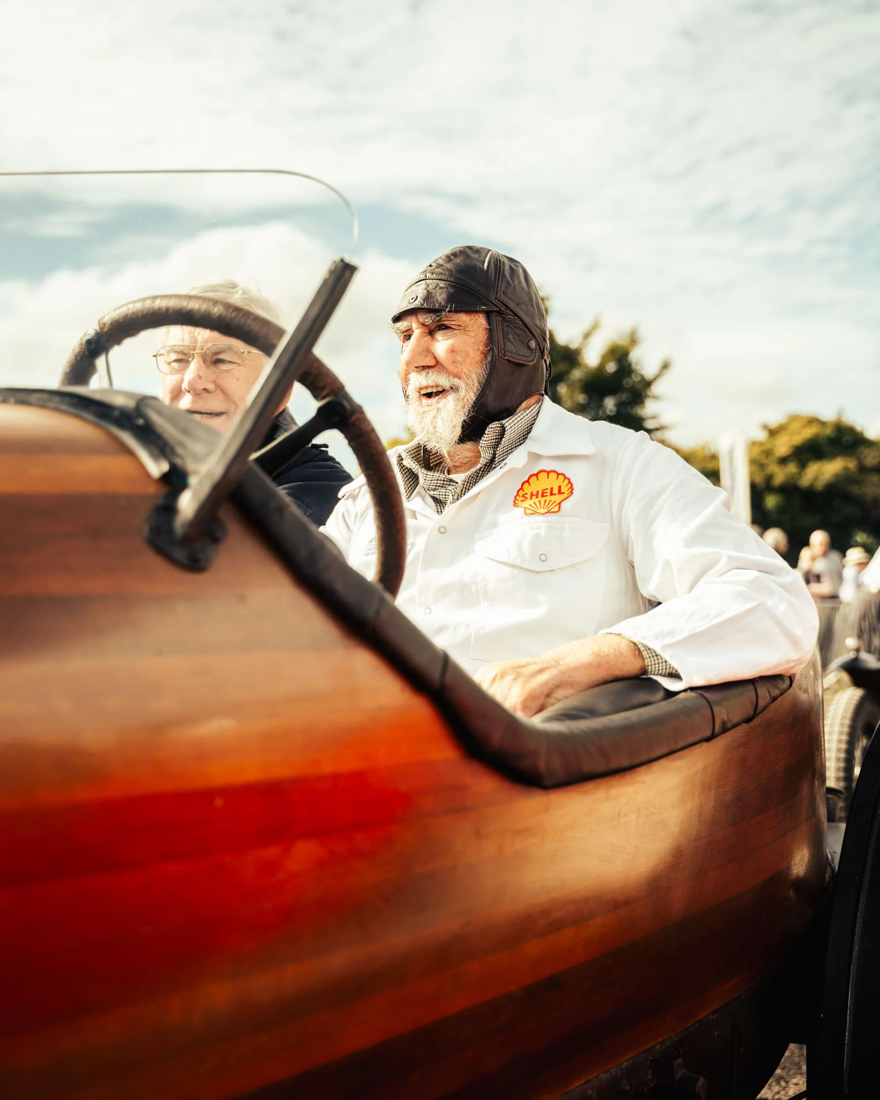  Entrants queuing up on the startline at Kop Hill Climb in Princes Risborough. 