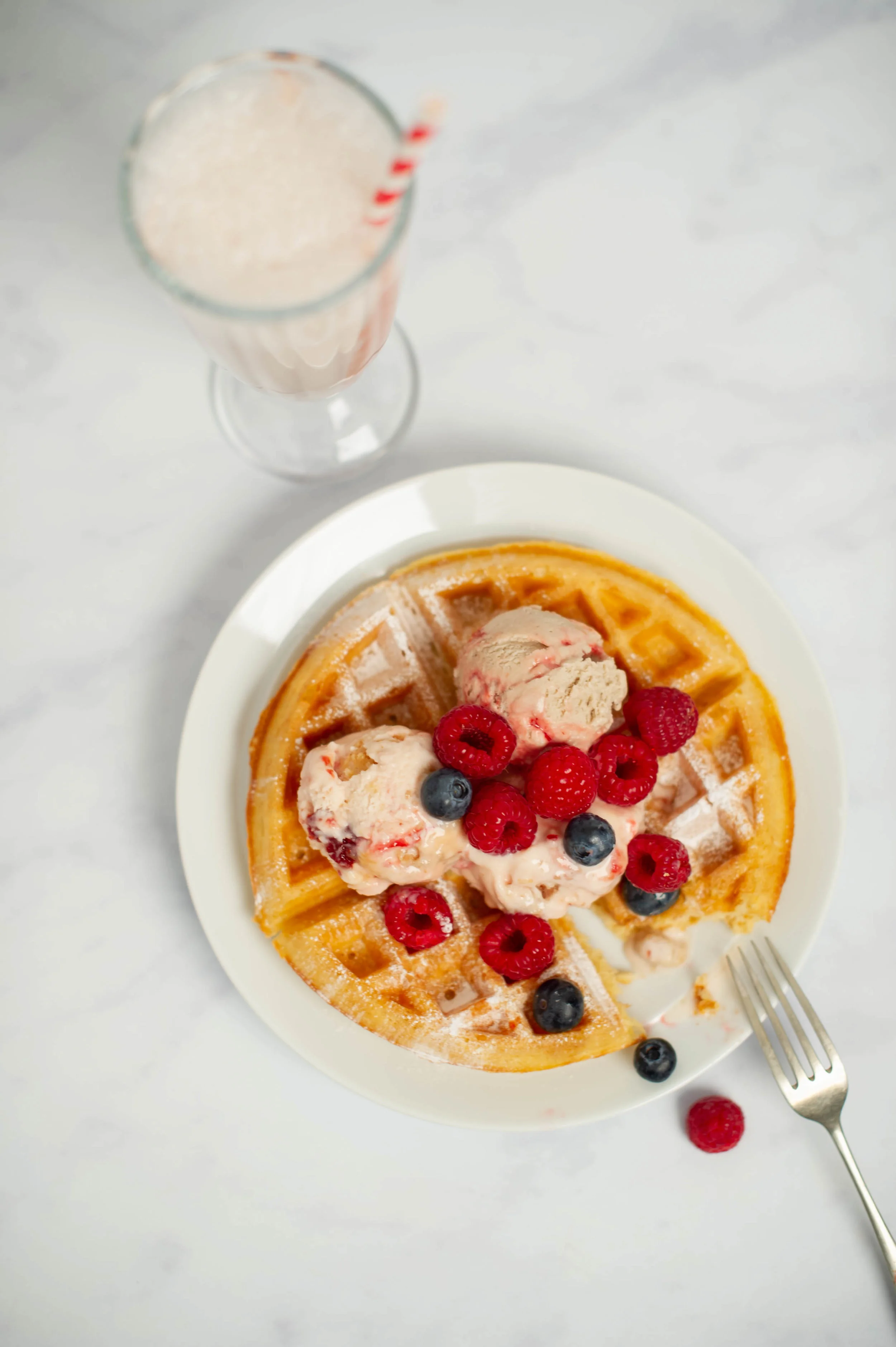 Waffles Made to order with your choice of toppings