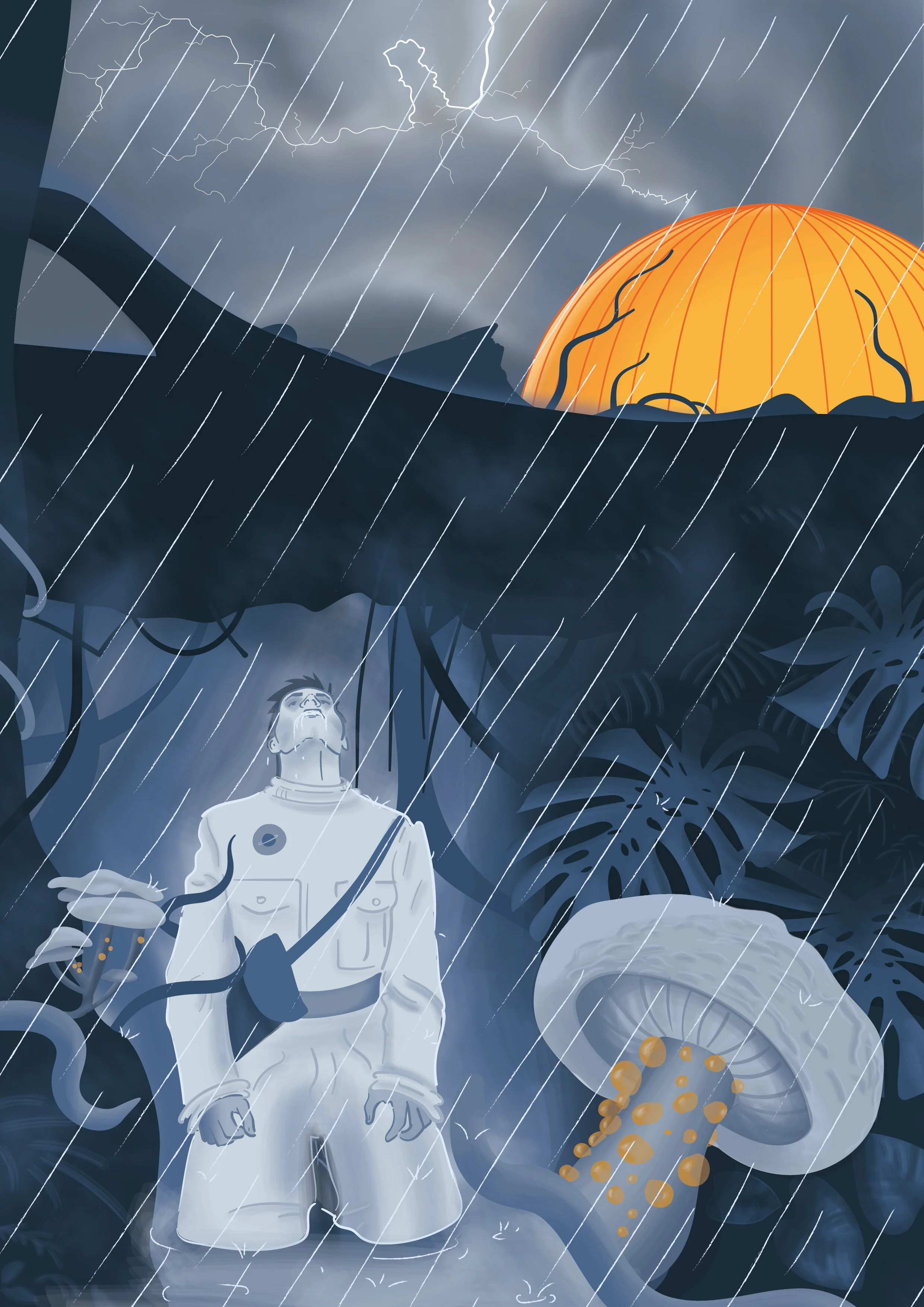   The Long Rain  based on the short story by Ray Bradbury 