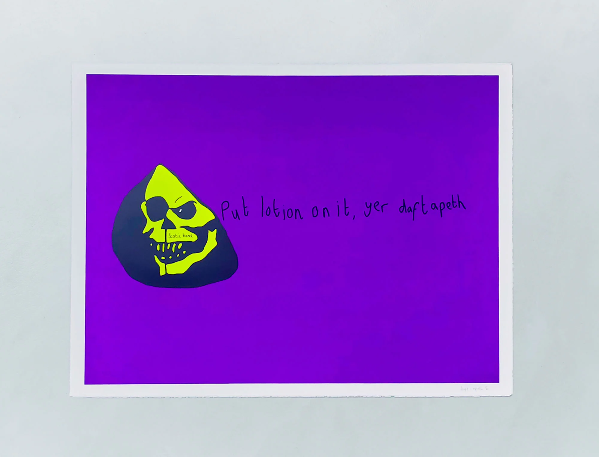 skeletorn screenprint