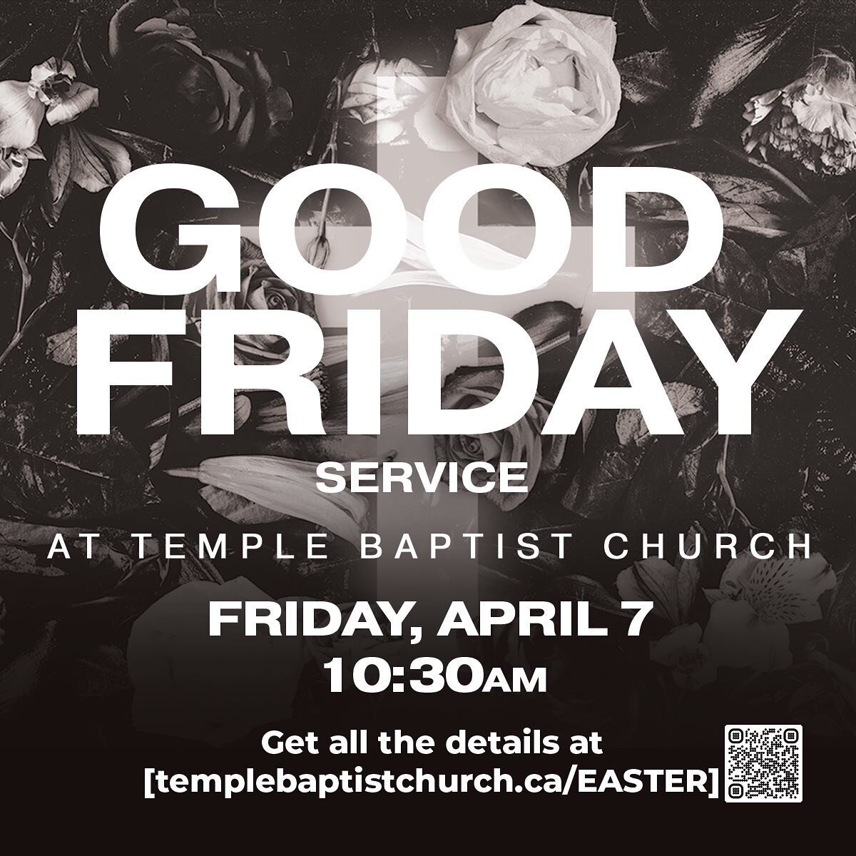 We are on the countdown to Easter Weekend! We would love for you to join us!
#templebaptistchurchcambridge #hespler #eastersunday #goodfriday #loveconnectserve