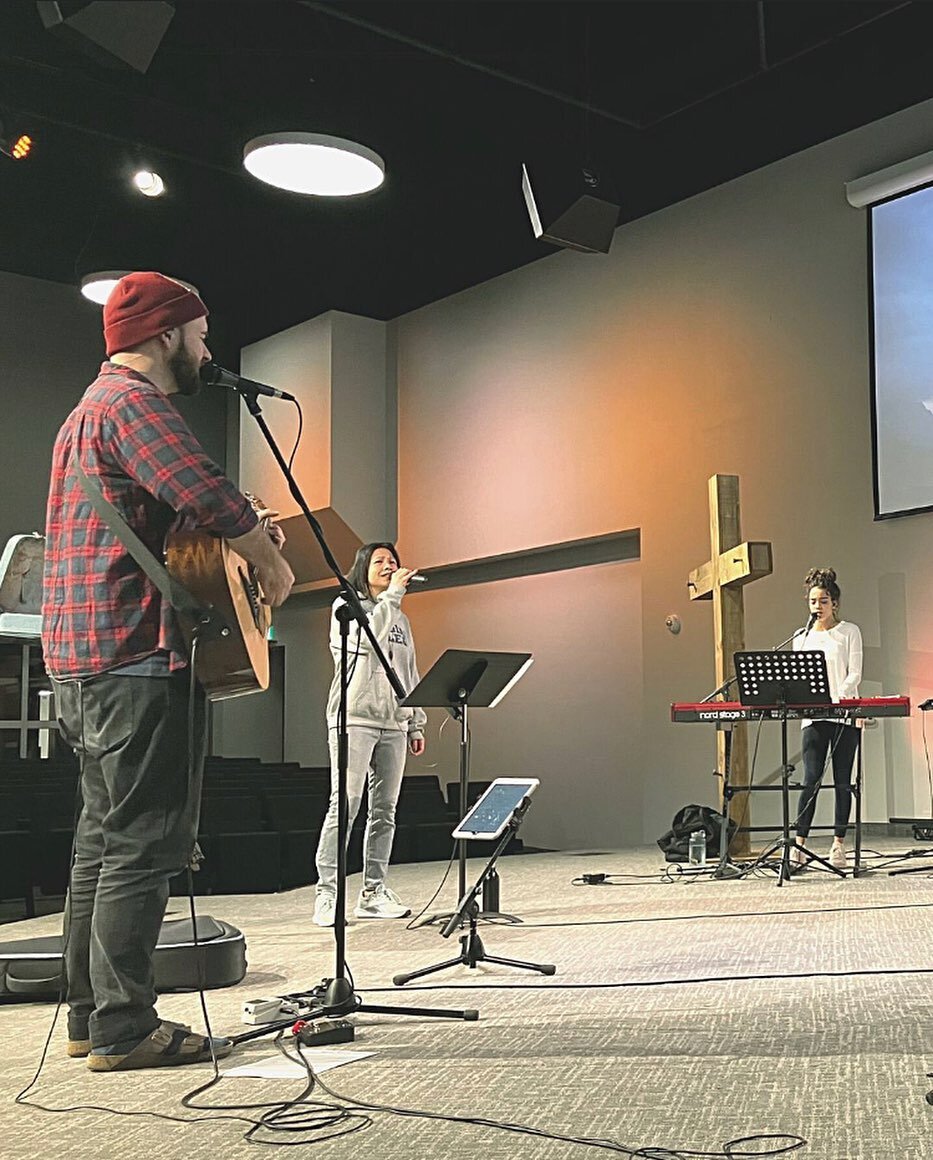 Our Worship Team works hard behind the scenes! #templebaptistchurchcambridge #loveconnectserve