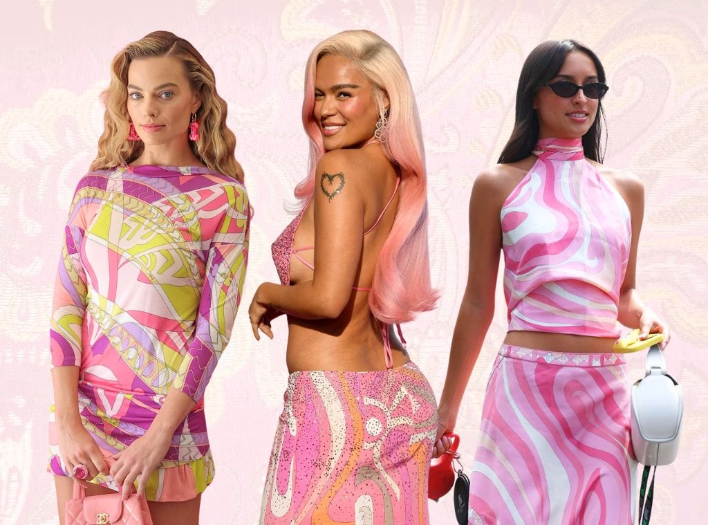 Celebs Are Loving Pucci-Inspired Psychedelic Prints for Summer