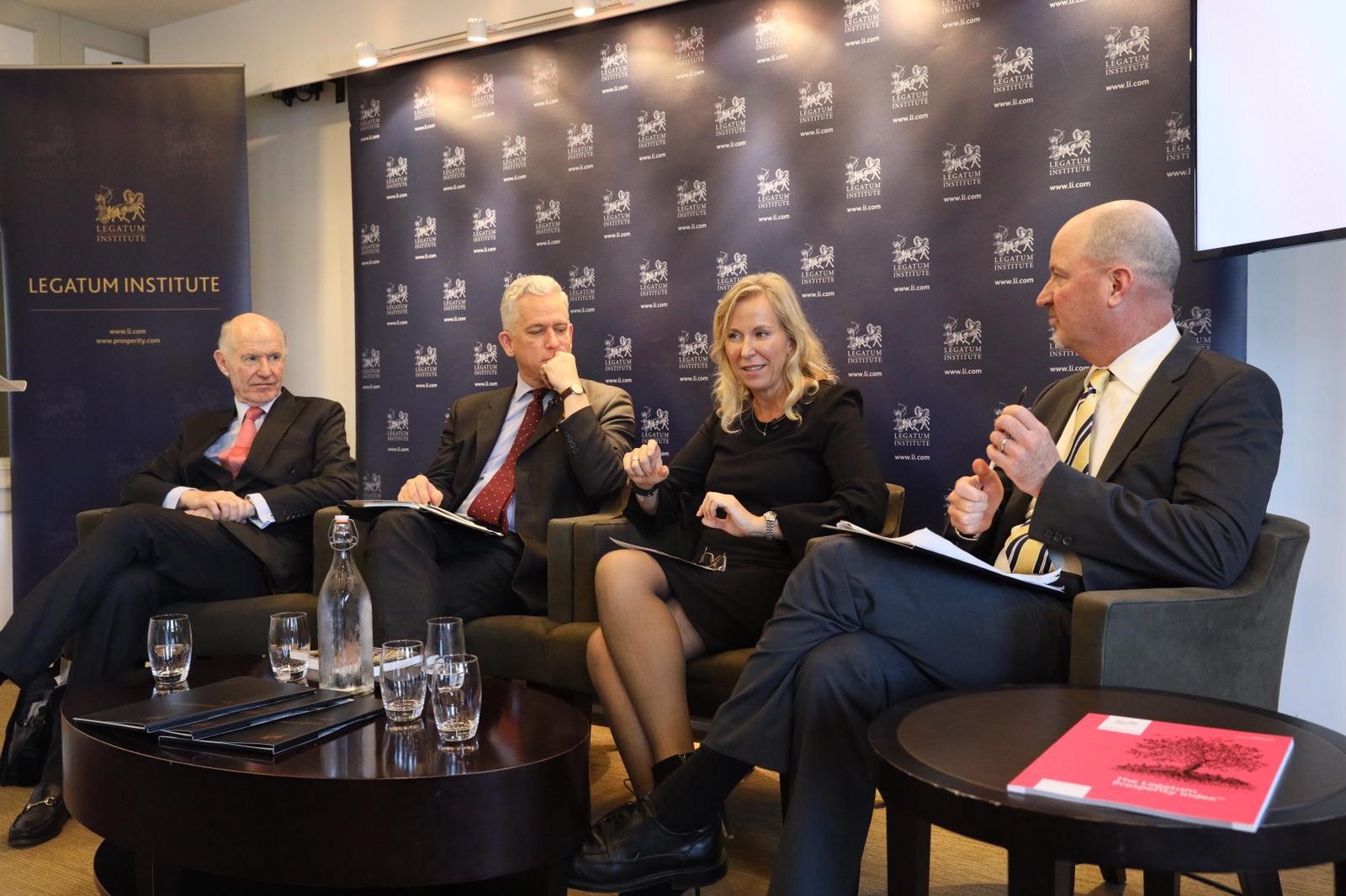 Pam Bateson, CEO, speaking at the Legatum Institute (2018)