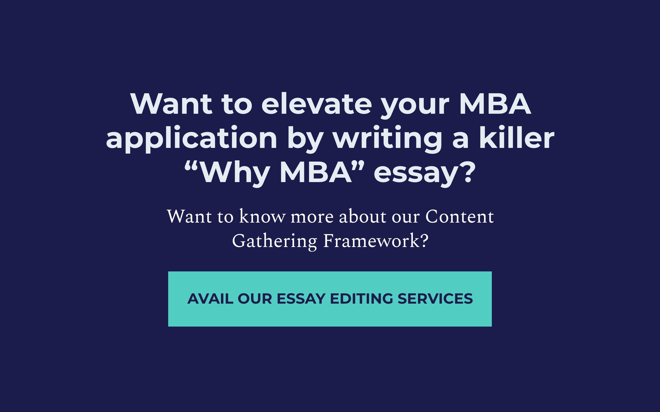 why mba essay examples